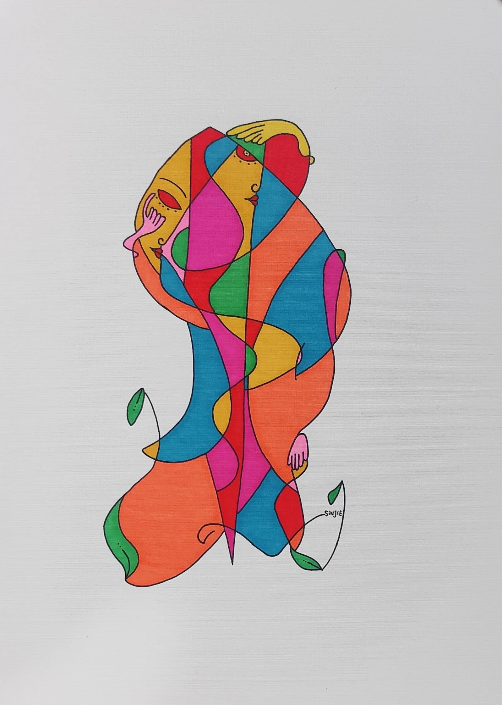 Colored pencils on Canson paper (2026) 30 x 22 cm