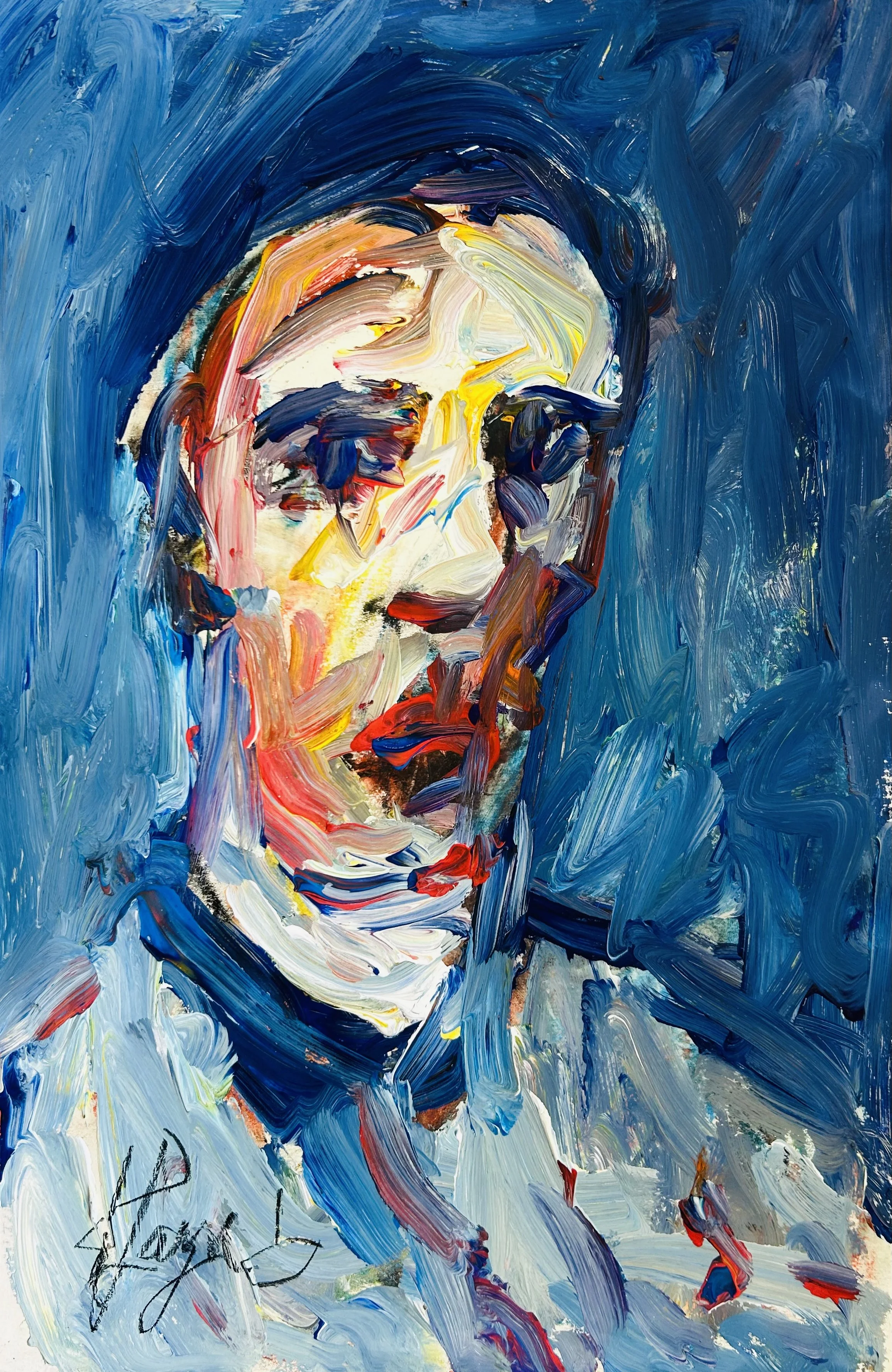 Gouache on paperboard 50 x 33 cm
