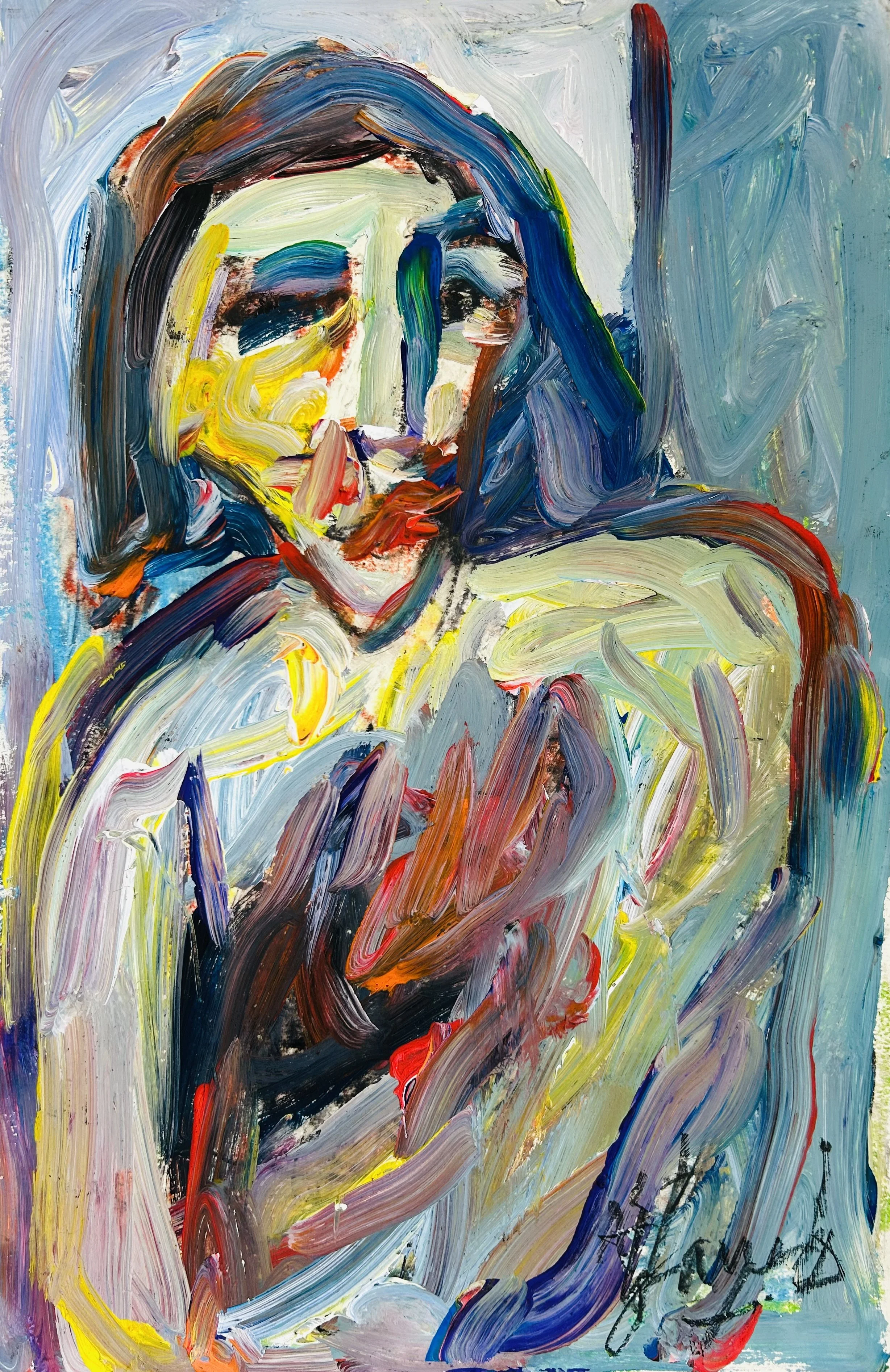 Gouache on paperboard 50 x 33 cm