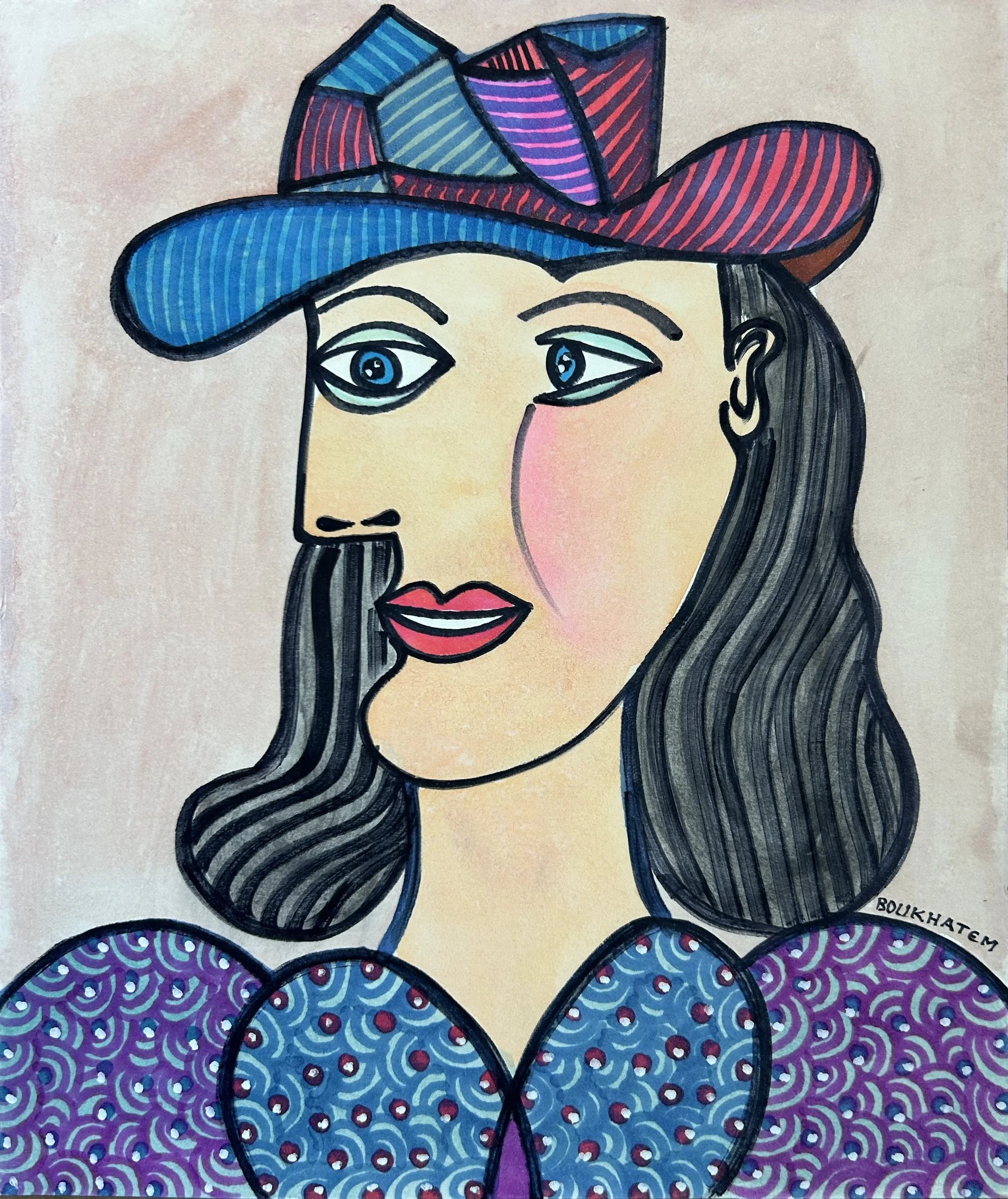 Mixed media on paperboard 29 x 24 cm