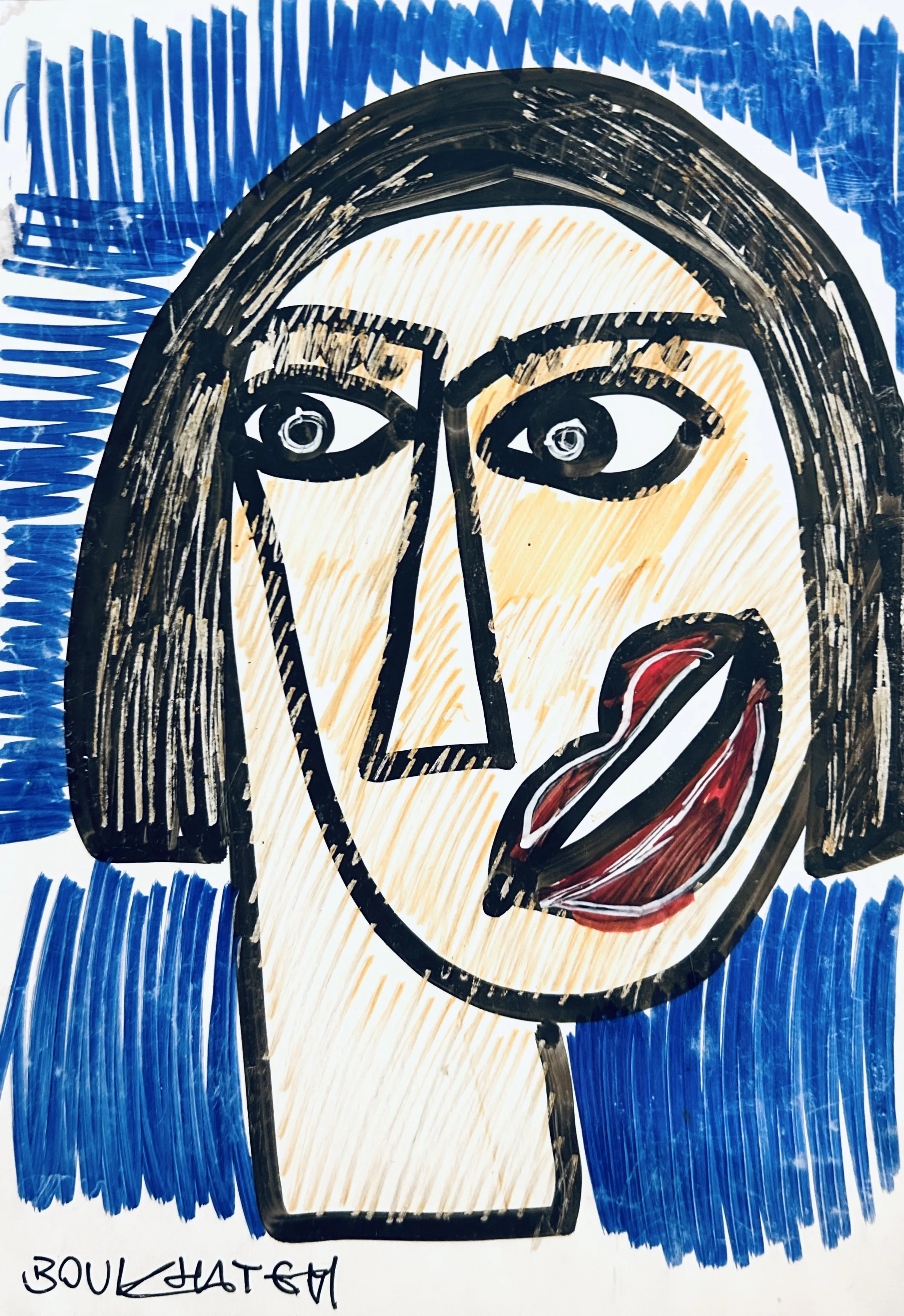 Marker on paper 21 x 15 cm