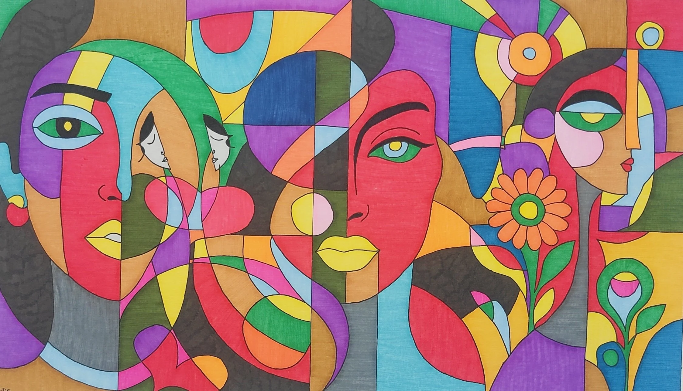Colored pencils on Canson paper (2026) 33 x 50 cm