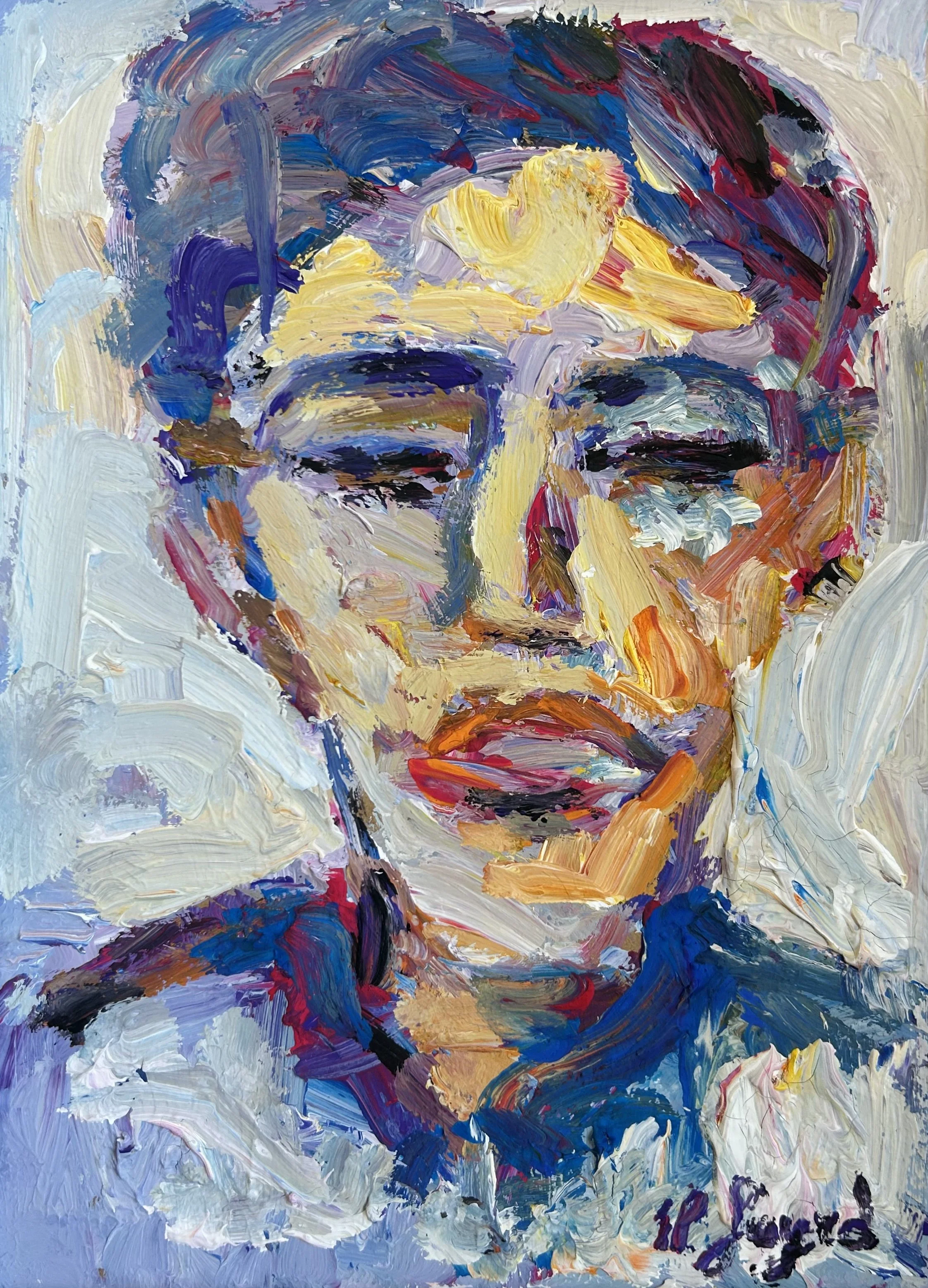 Gouache on hardboard 37 x 27 cm