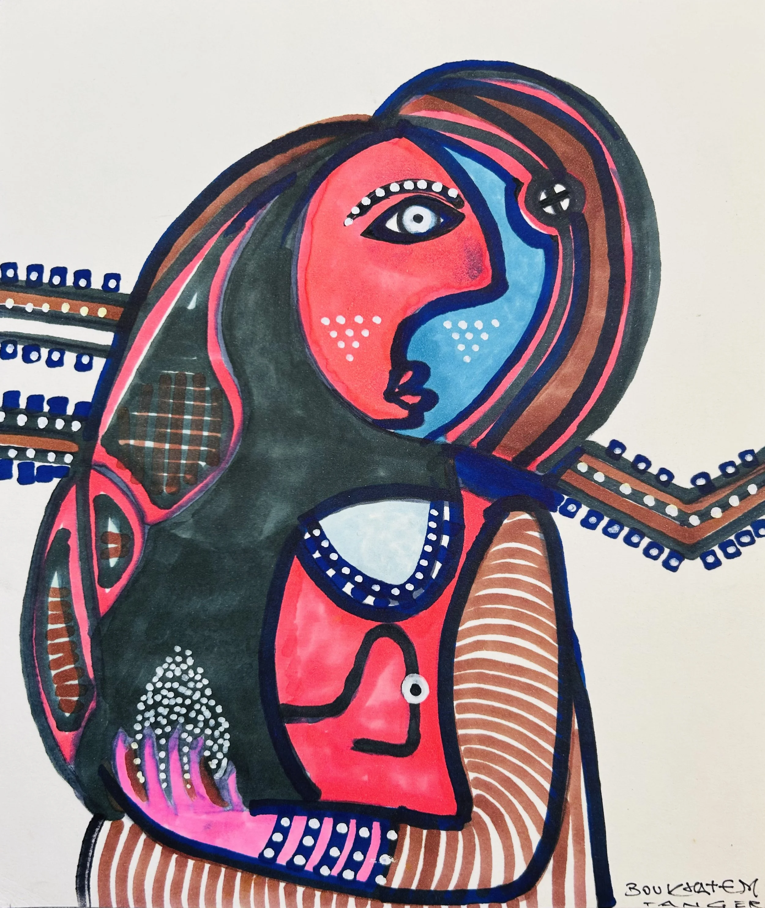 Mixed media on paperboard 29 x 24 cm