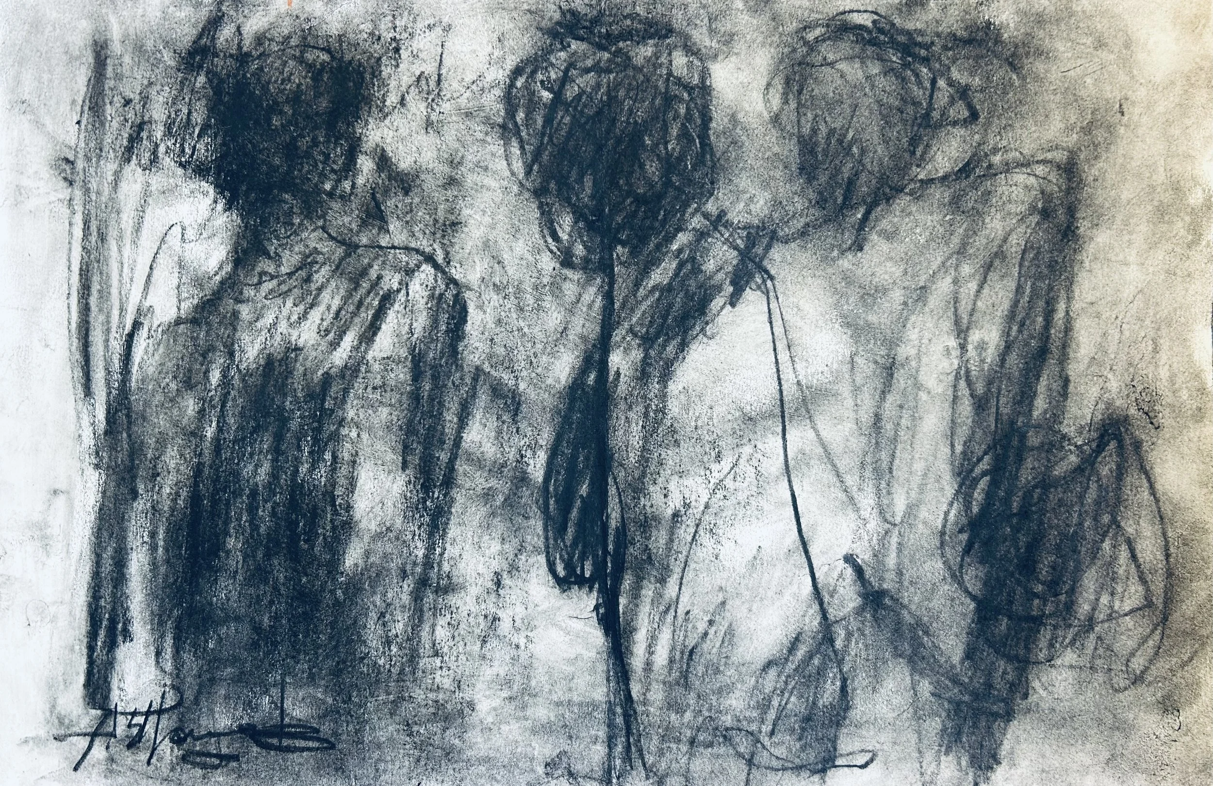 Wax crayon on paperboard
33 x 50 cm