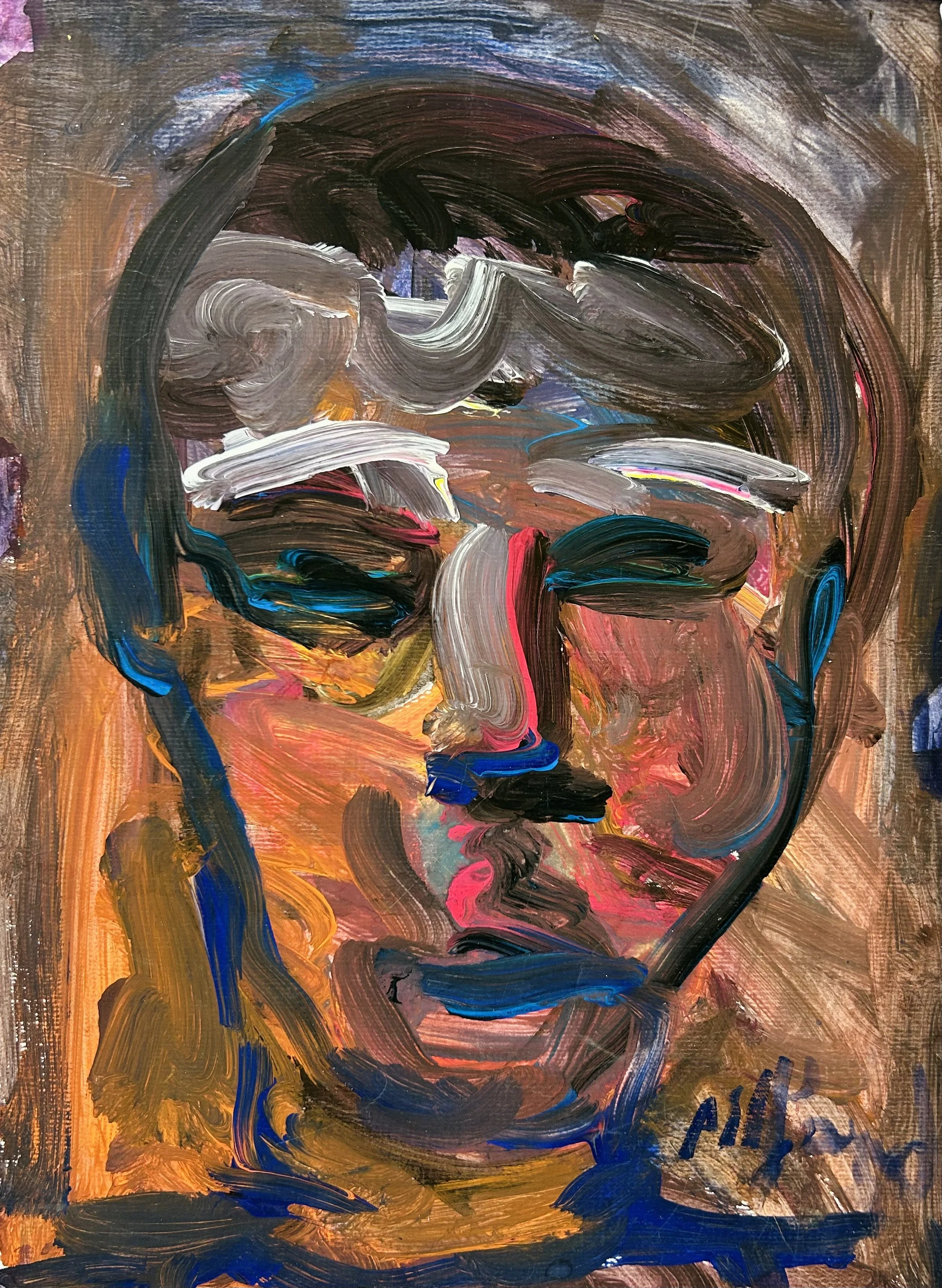 Gouache on paperboard 42 x 30 cm