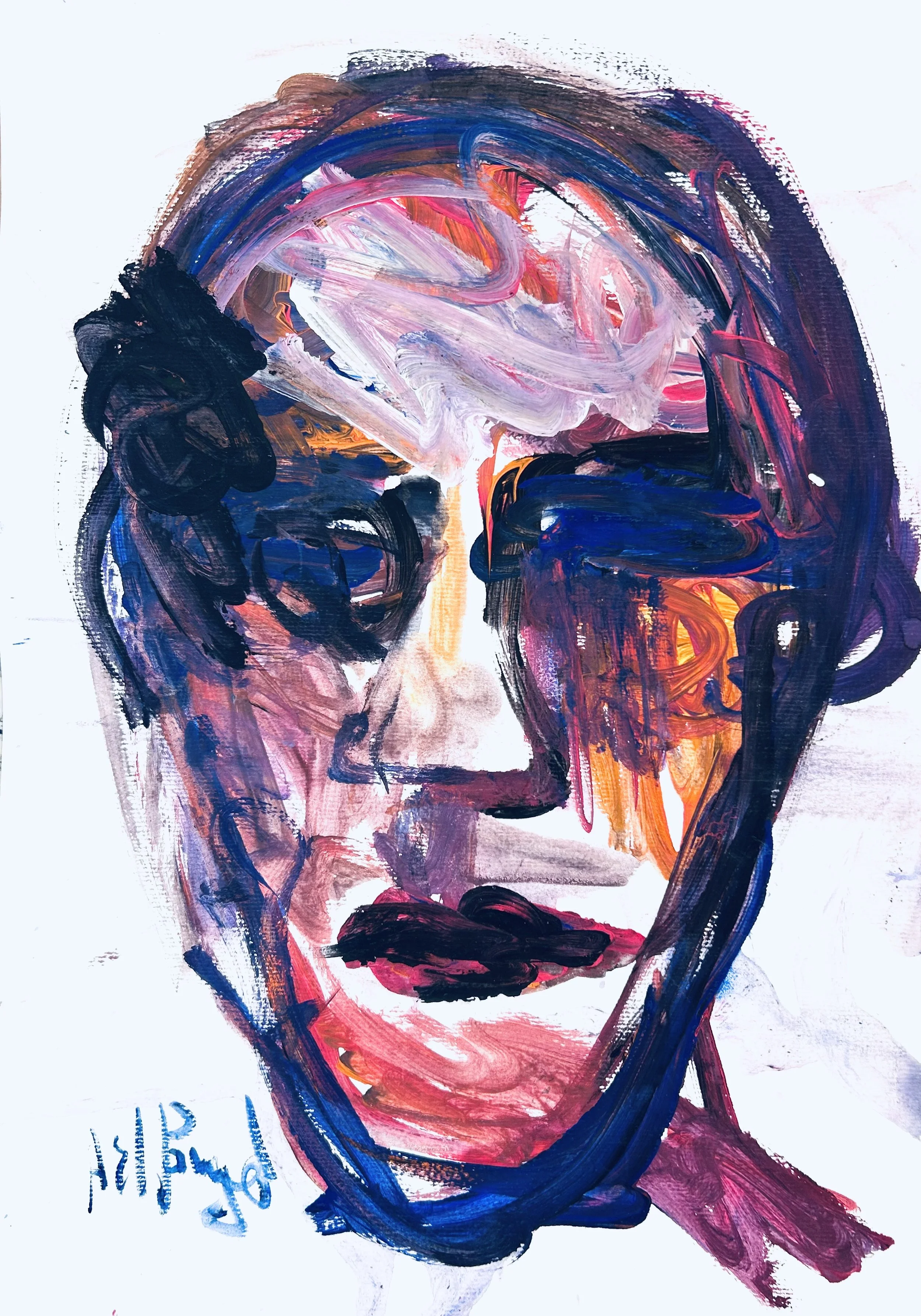 Gouache on paperboard
42 x  30 cm