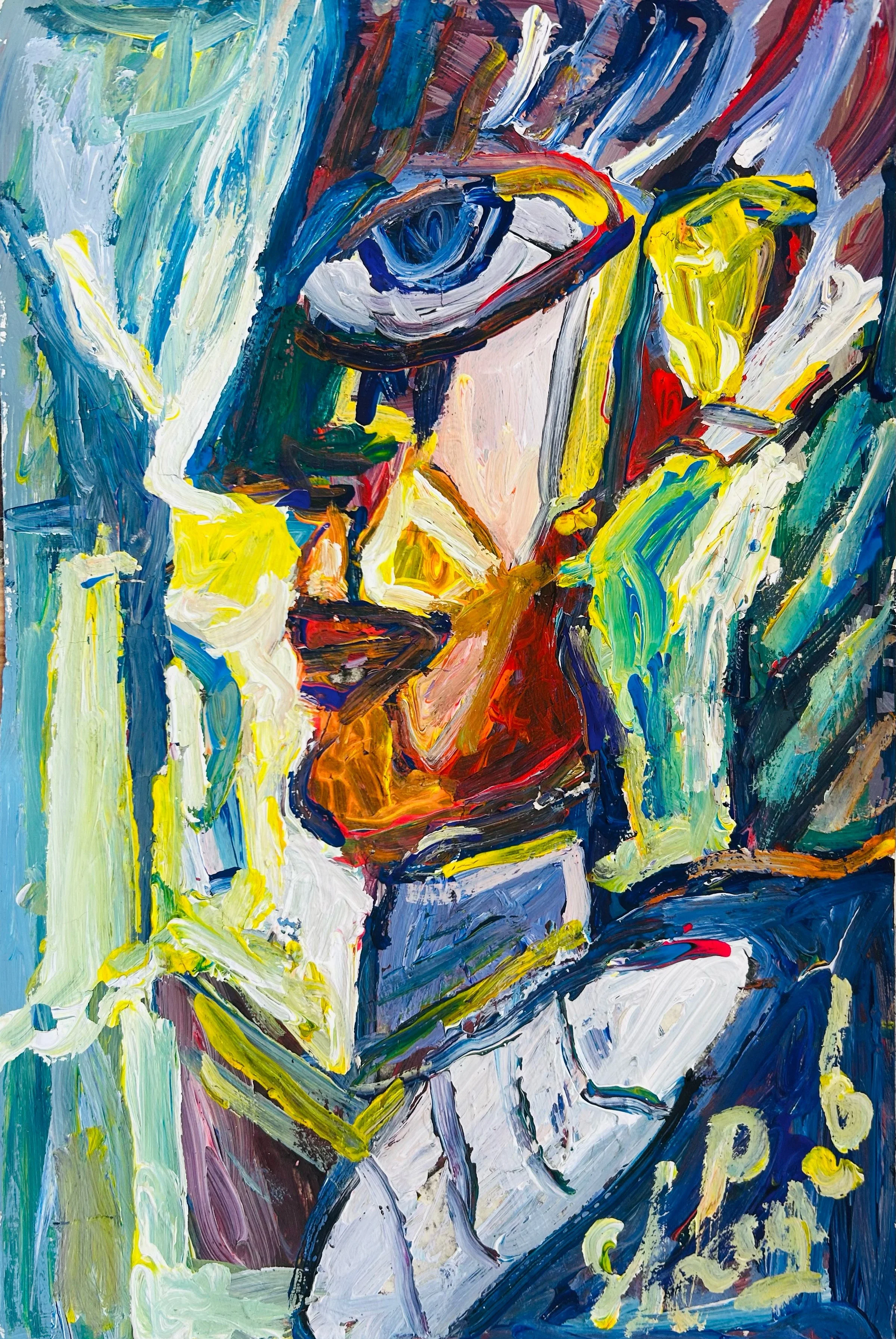 Gouache on paperboard 50 x 33 cm