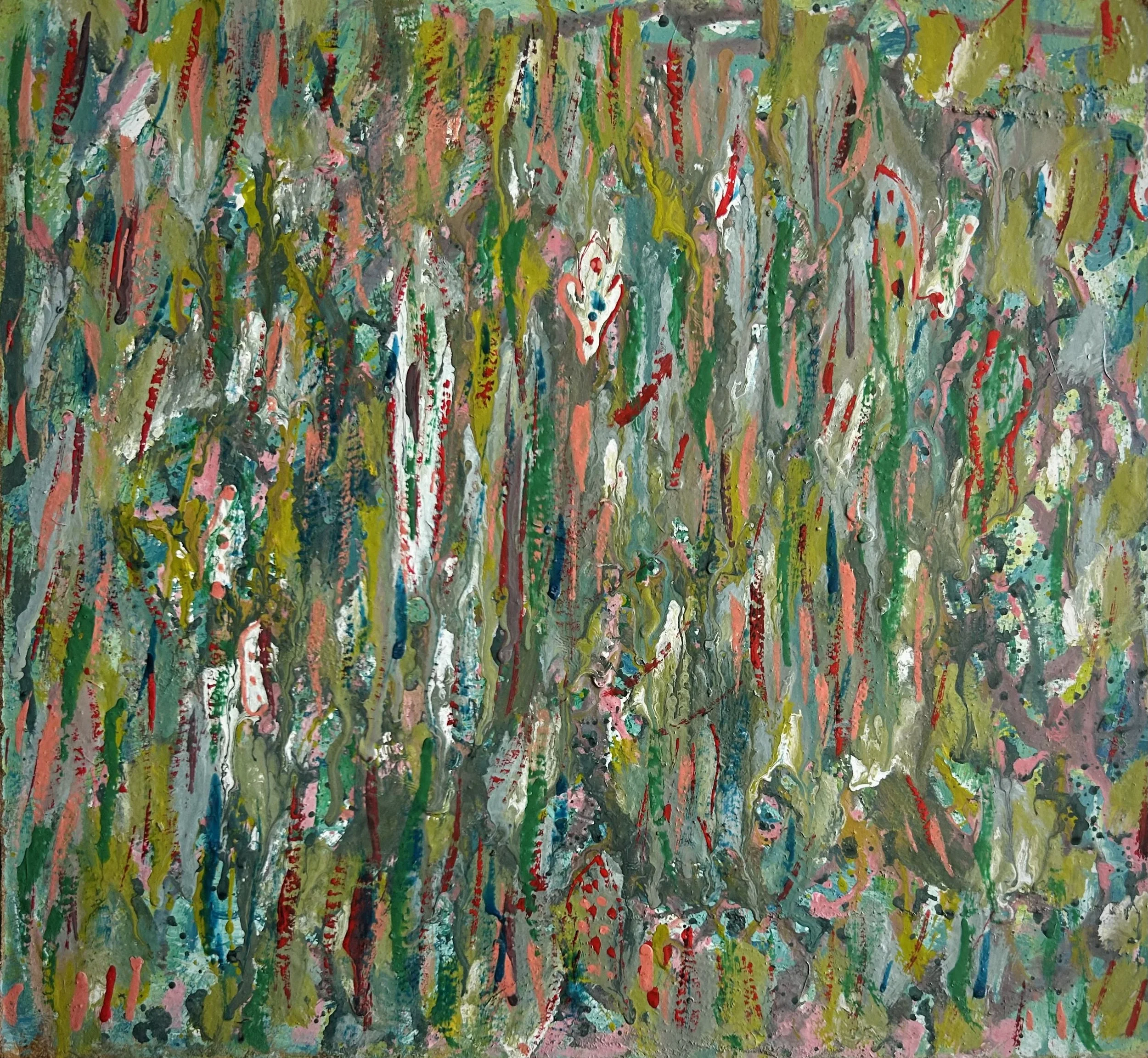 Paint on hardboard 28 x 31 cm