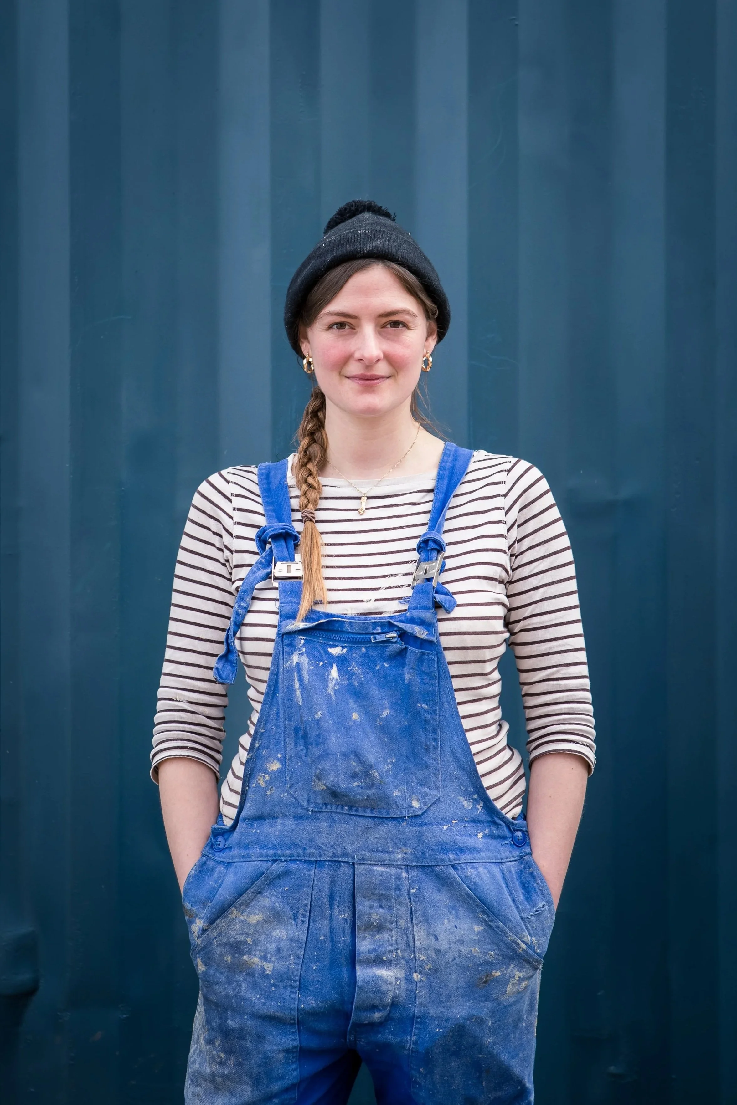 Portrait of Daisy Terry of the Dusty Knuckle Bakery in Hackney, London, United Kingdom.