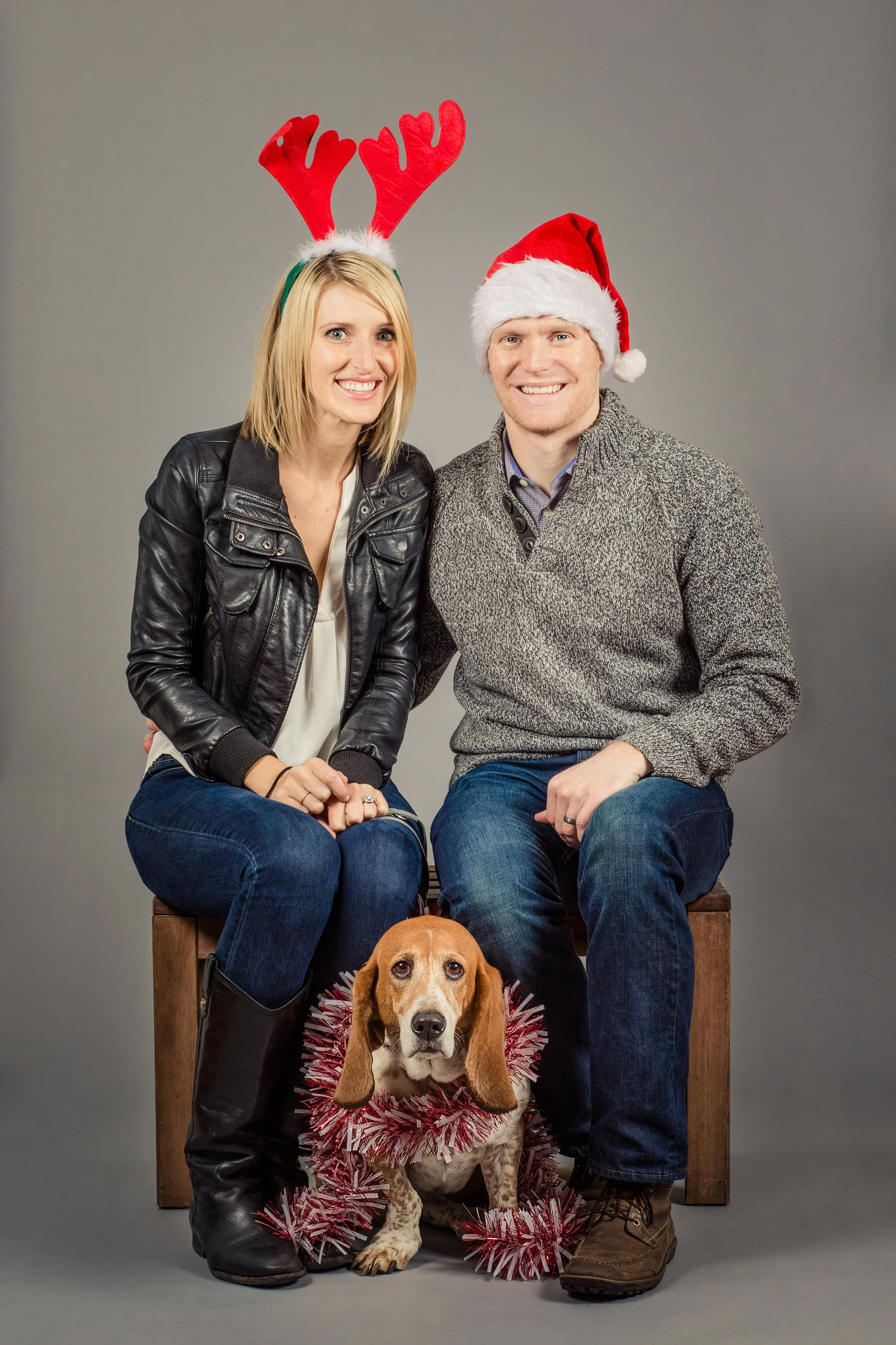 Portrait at fundraising charity dog photoshoot event for Pets As Therapy