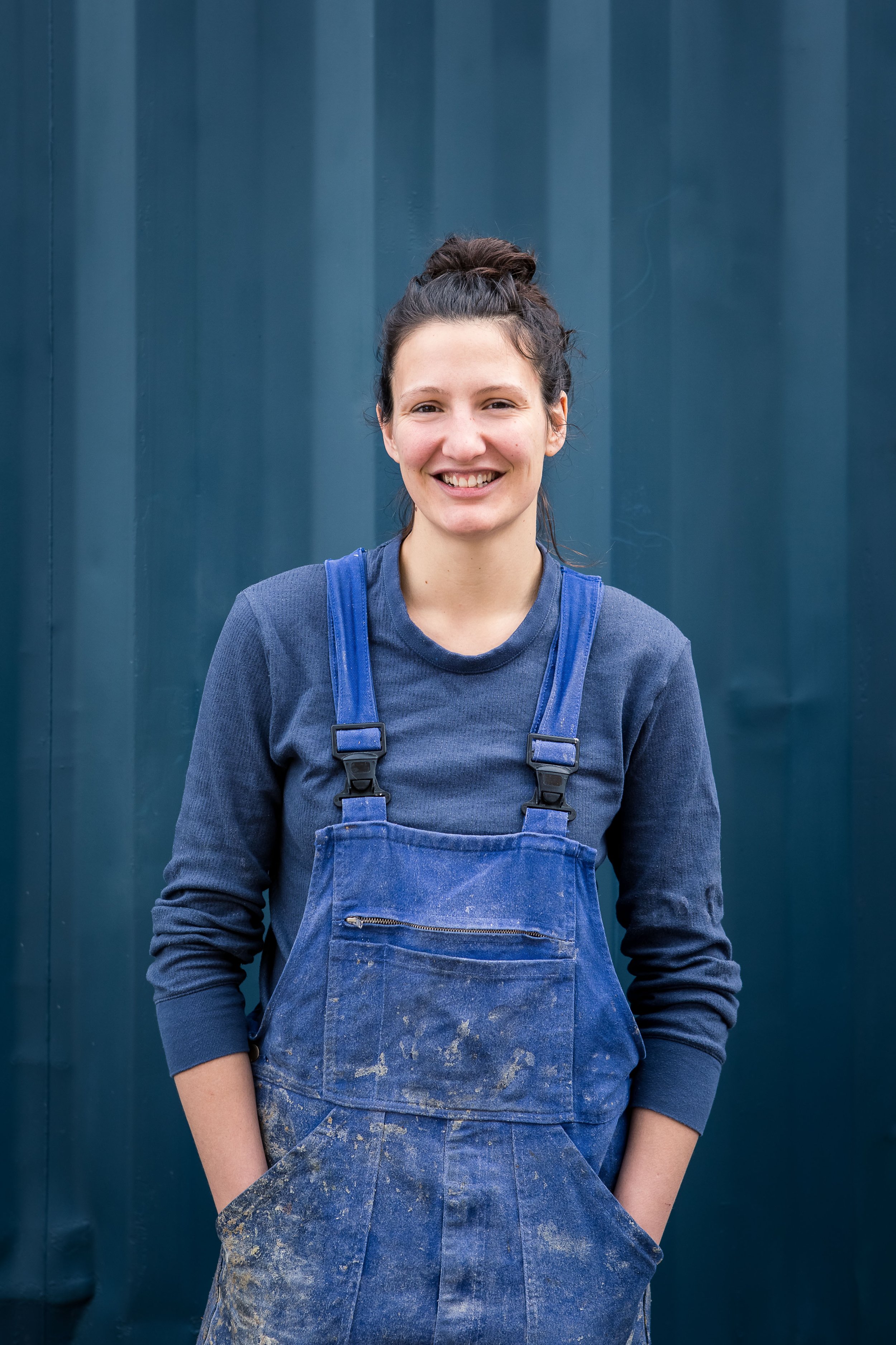 Portrait of Rebecca Oliver of the Dusty Knuckle Bakery in Hackney, London, United Kingdom.