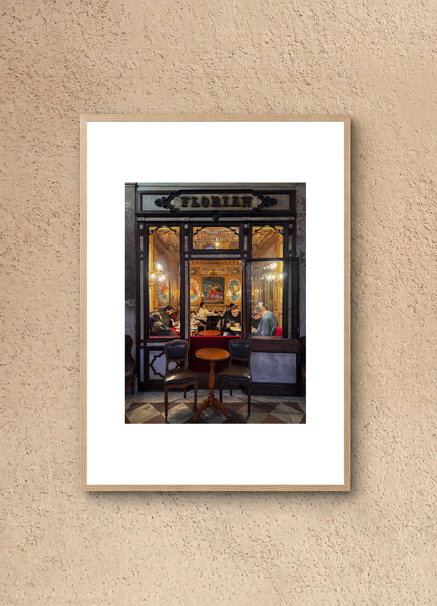 Fine art photograph for sale - Florian cafe in Venice Italy