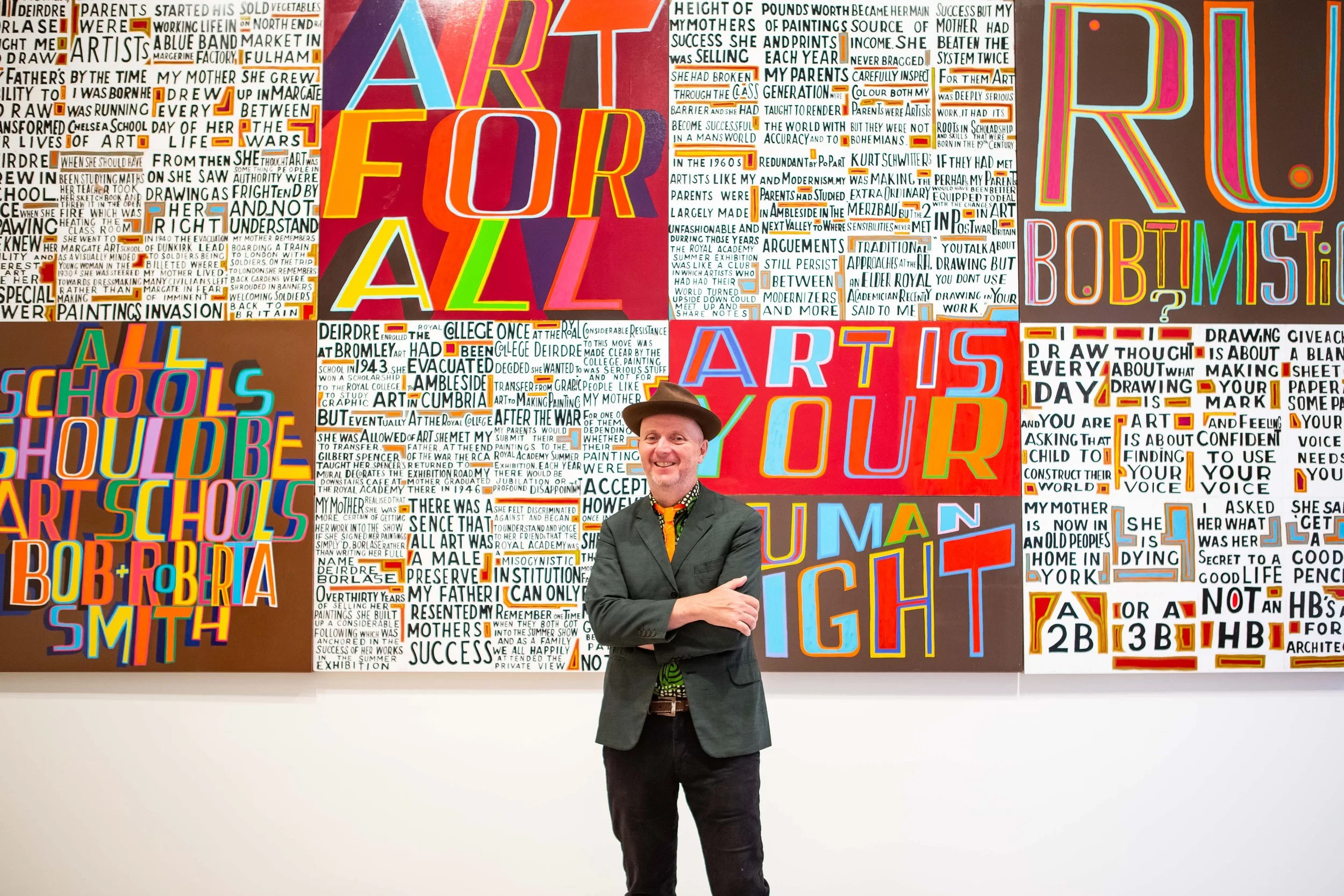 Portrait of Royal Academician Bob & Roberta Smith