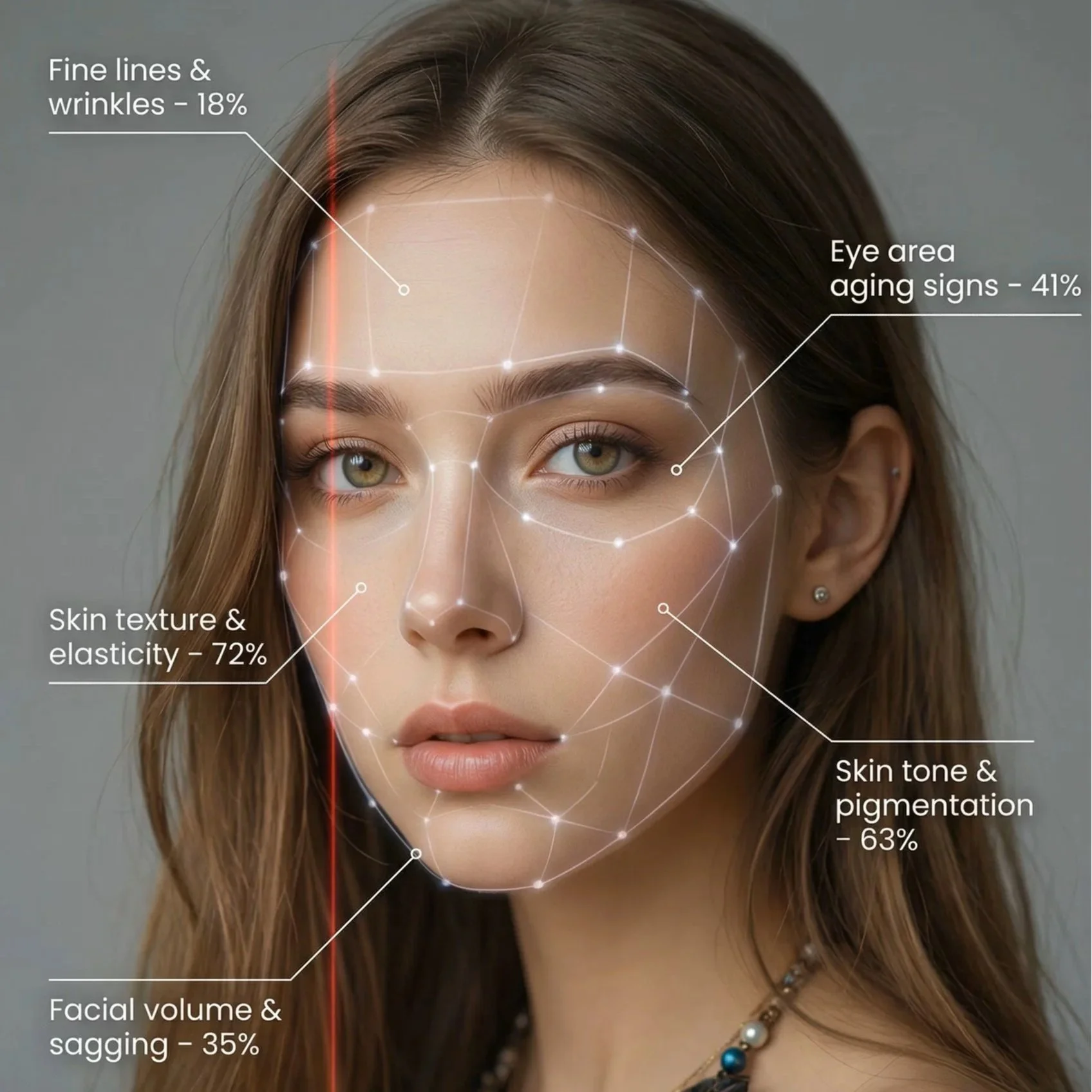 AI Longevity Signature Facial combining advanced skincare technology, hydration, collagen support, and personalized facial treatment.
