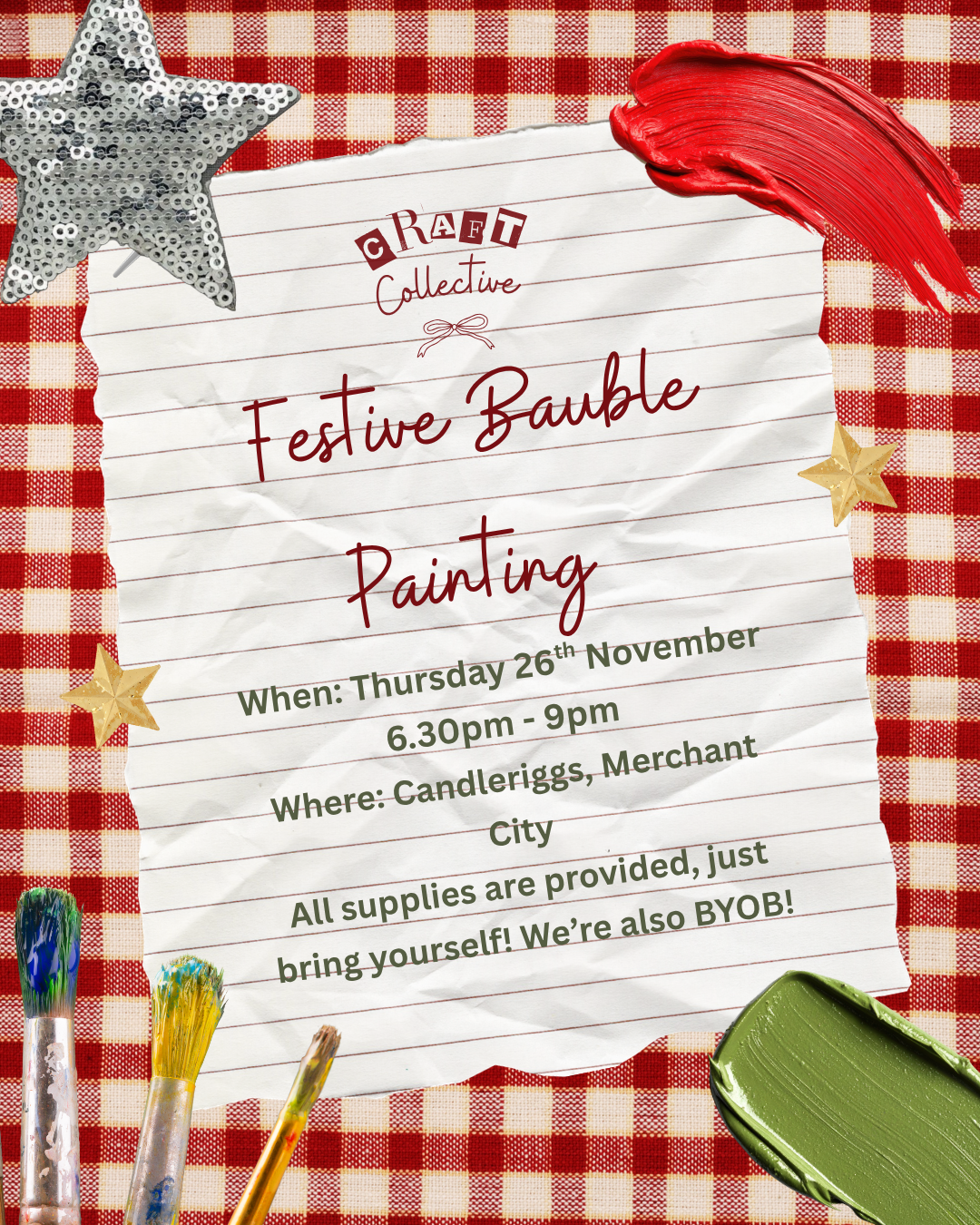Bauble Painting Workshop - 26th November