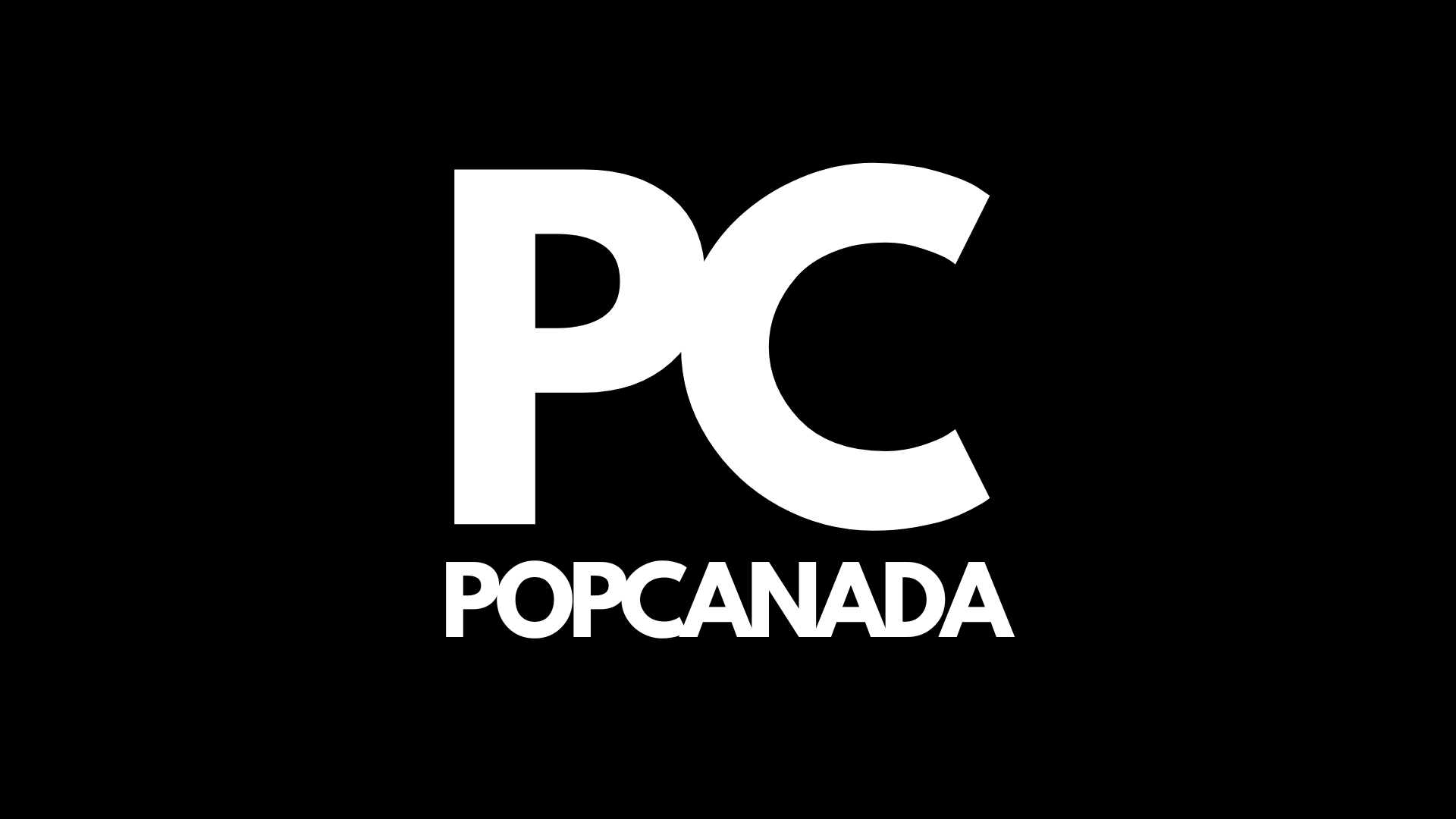 Black background with white text that reads "PCC POPCANAADA".