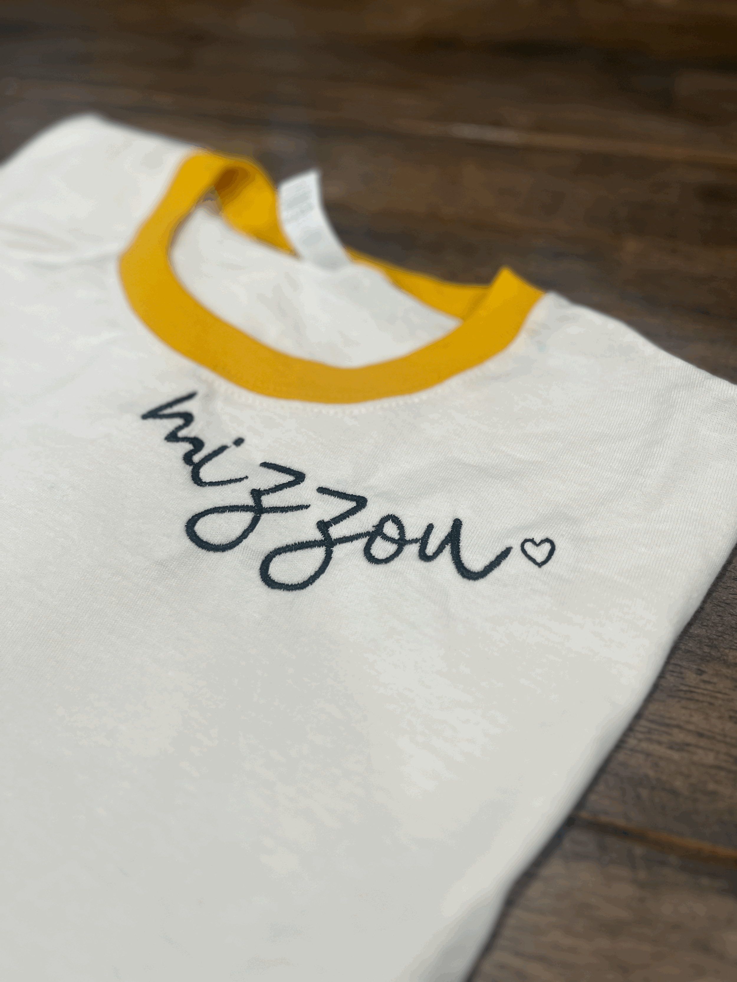 Missouri Color block tees-embroidery