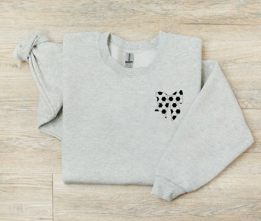 Soccer Bow Crewneck