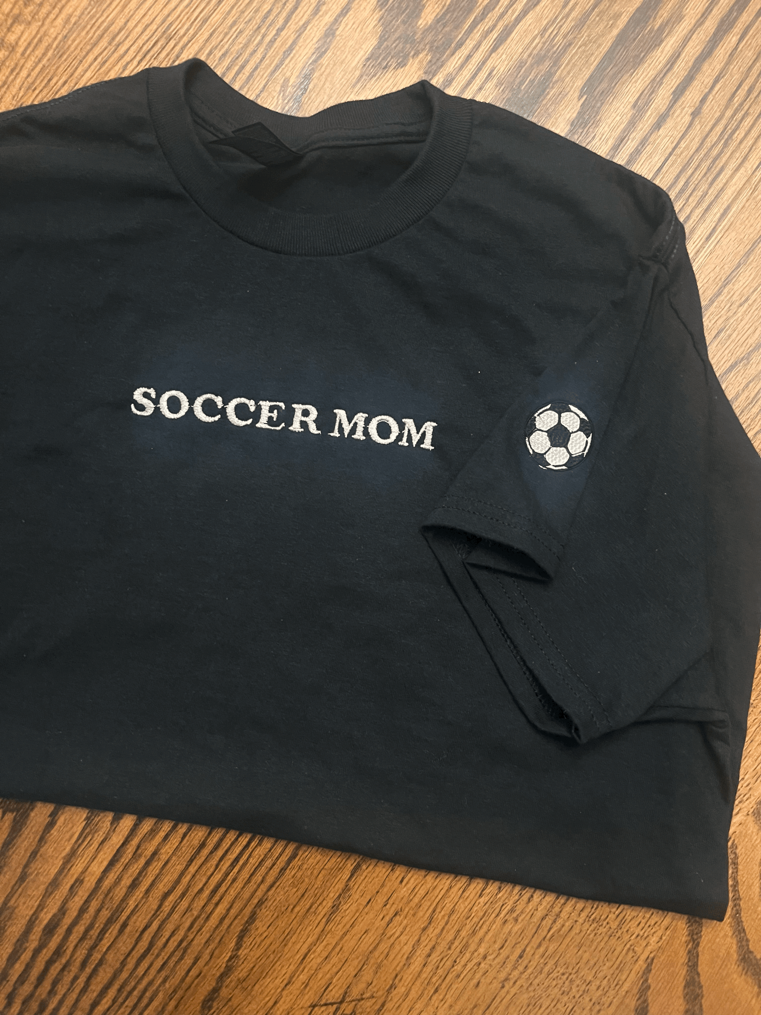 Soccer Mom Tee- Embroidered