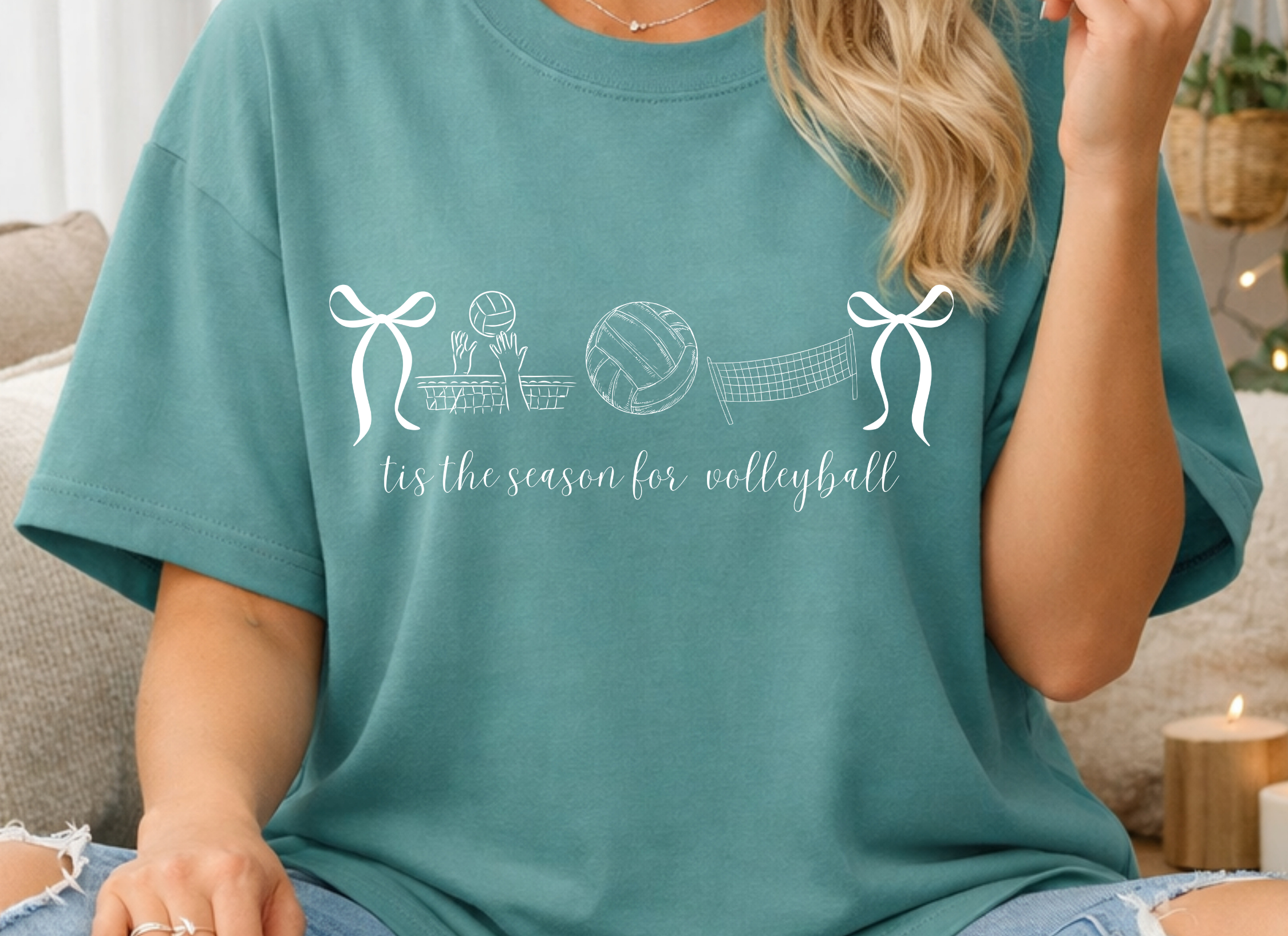 Volleyball season tee