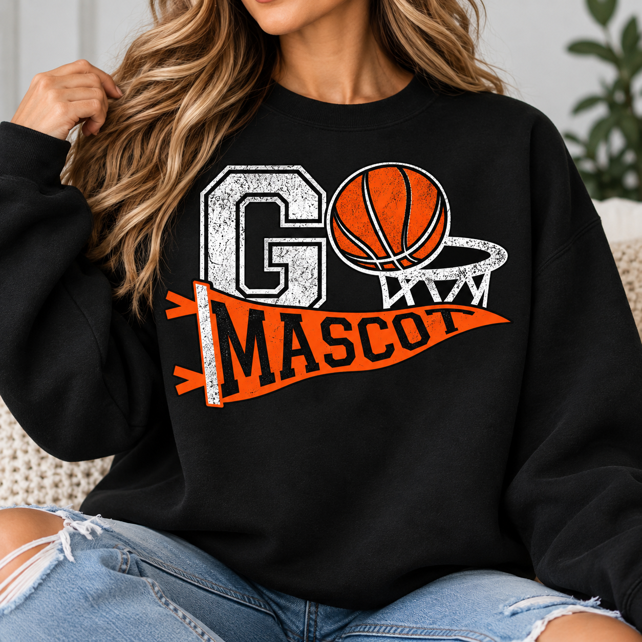 Go Mascot- Crewneck