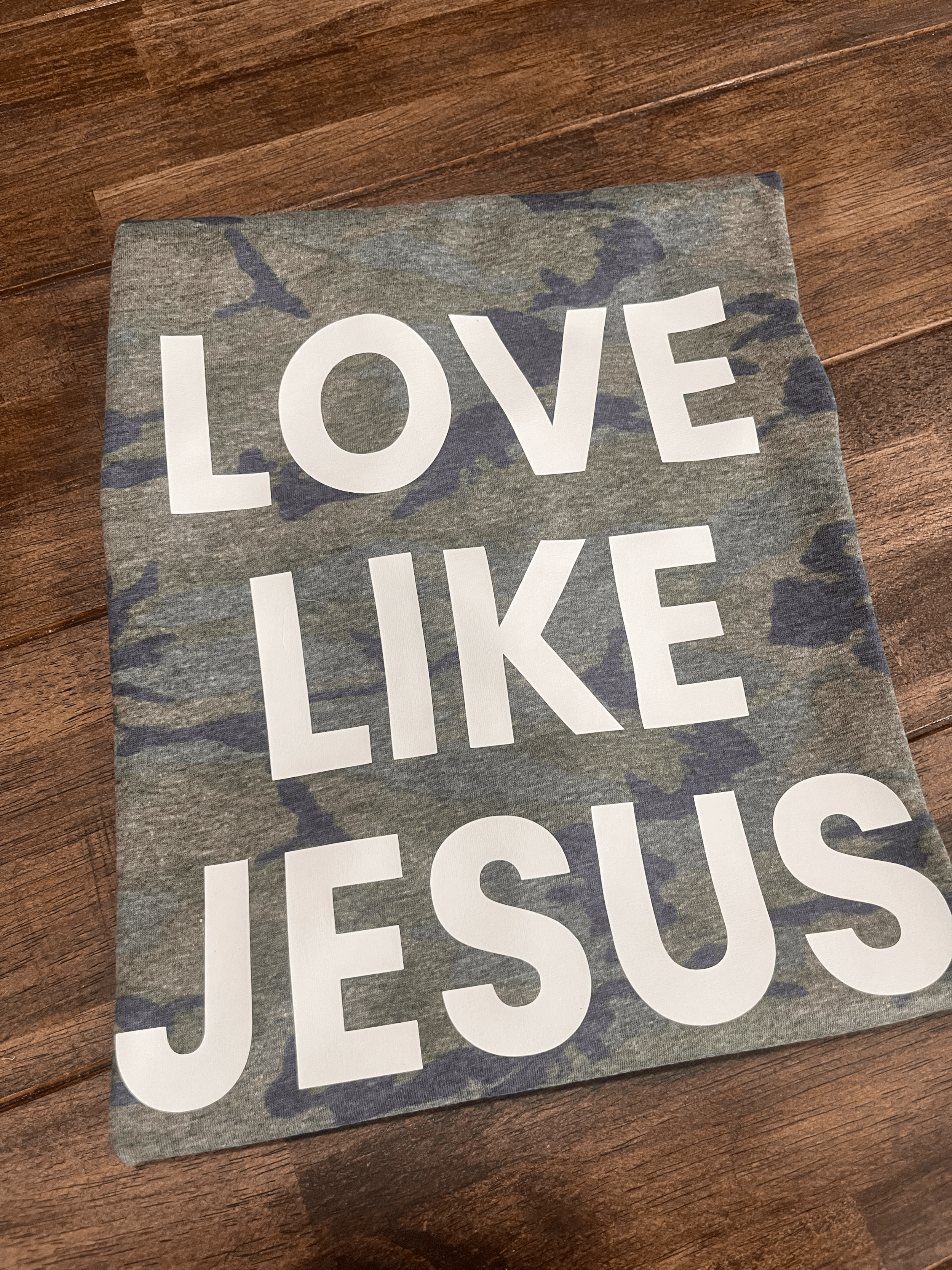 Camo Love Like Jesus Tee