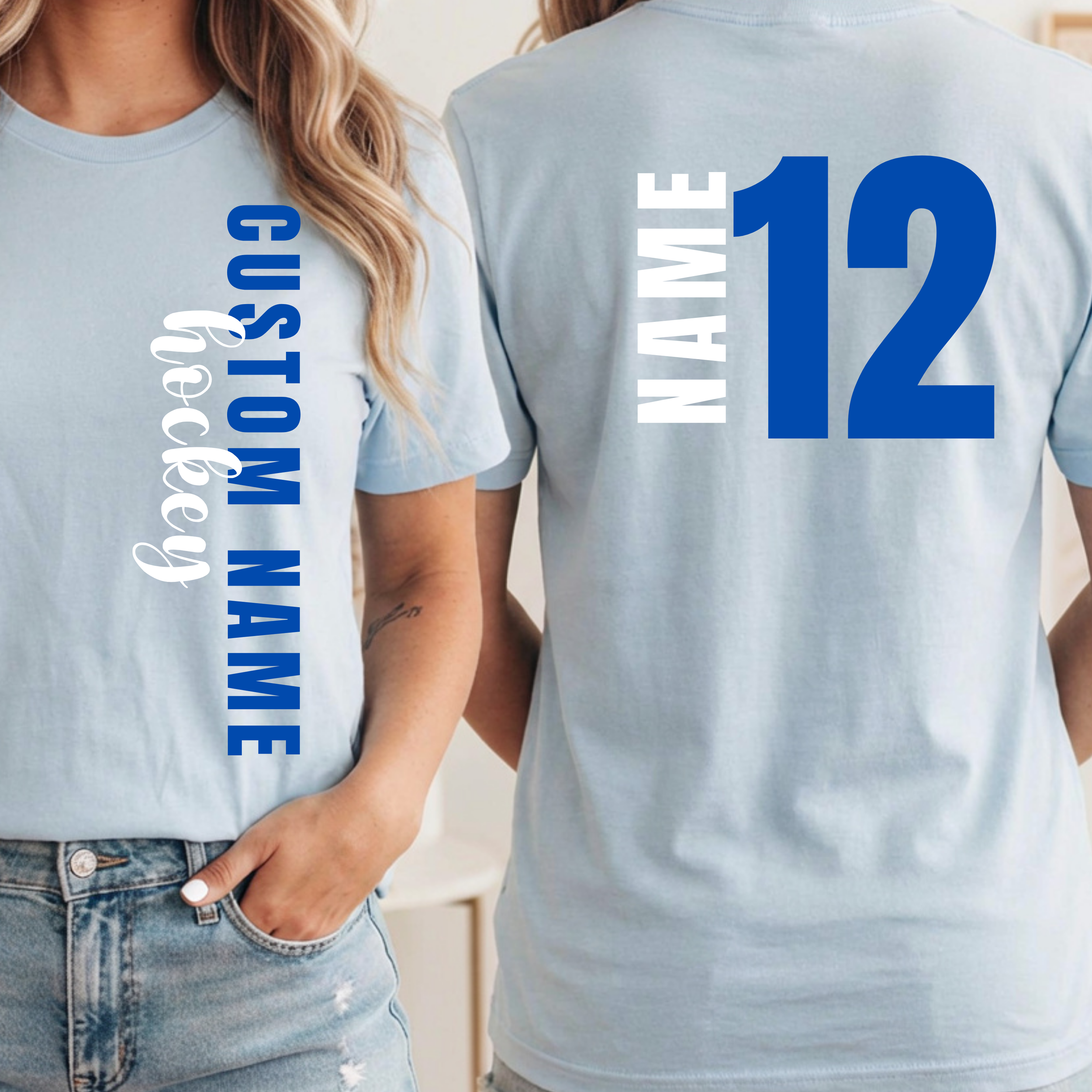 Custom Hockey Team- Tee