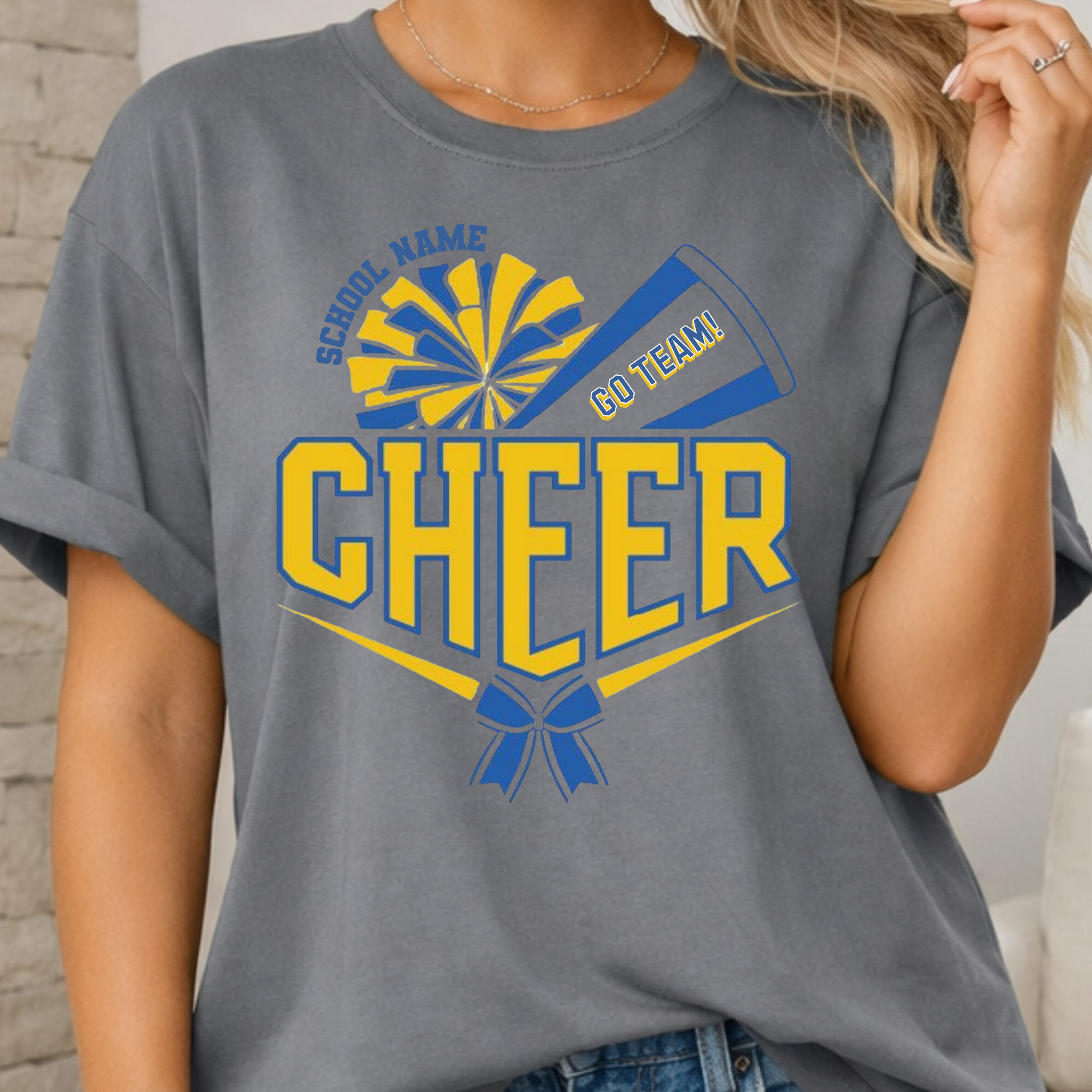 Custom cheer tee