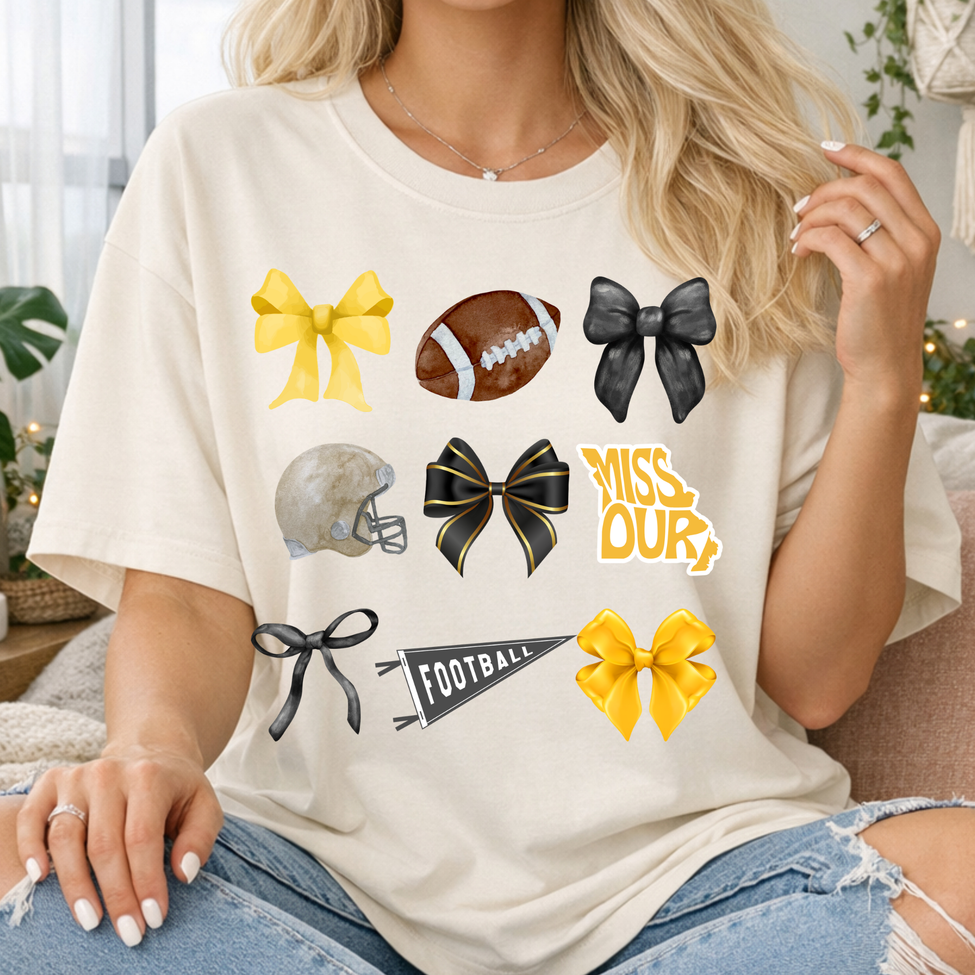Mizzou Bow Tee