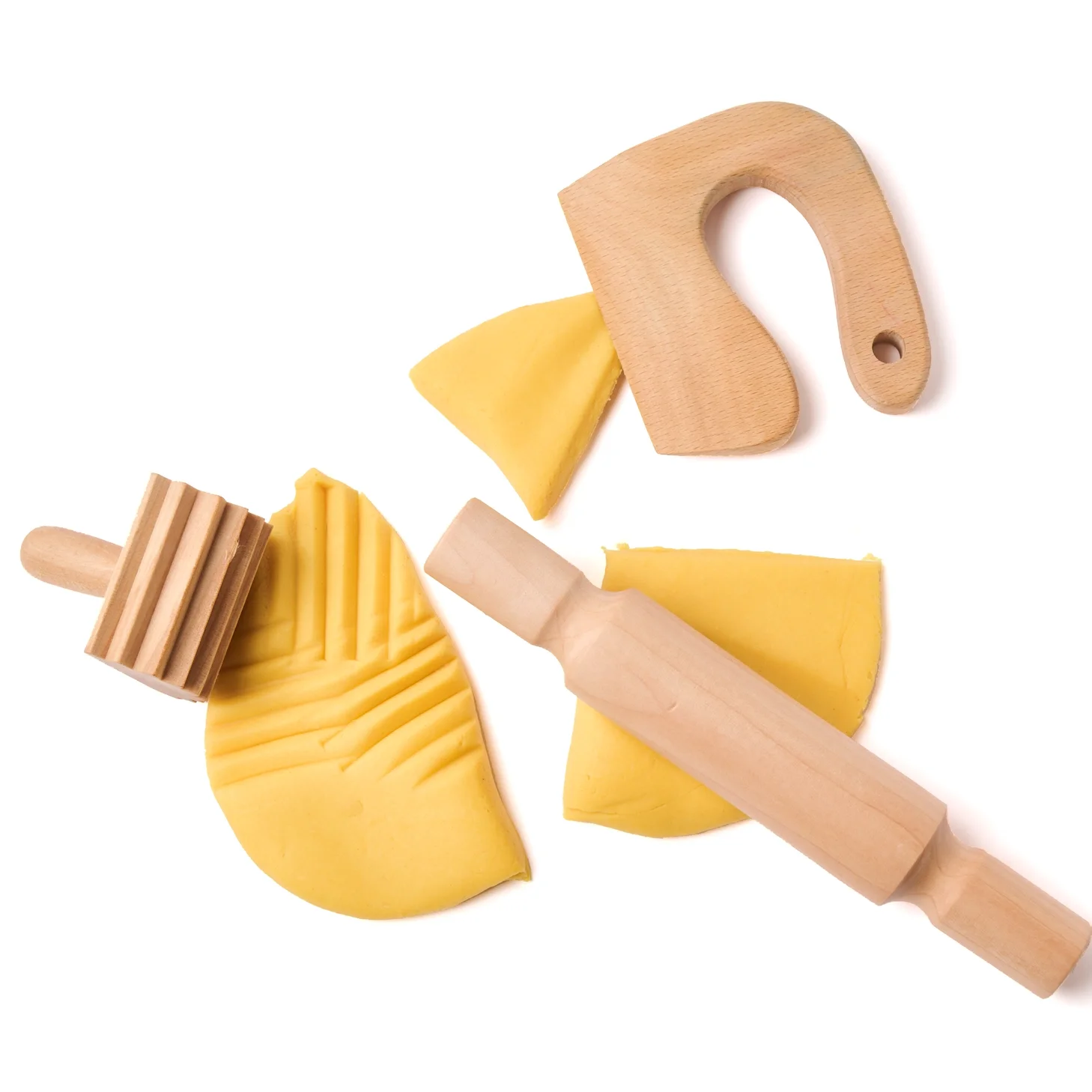 Eco-Dough Wooden Tools Set.webp