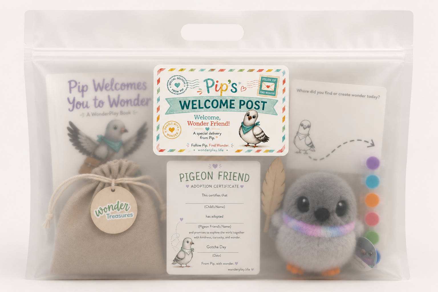 Pip's Welcome Post