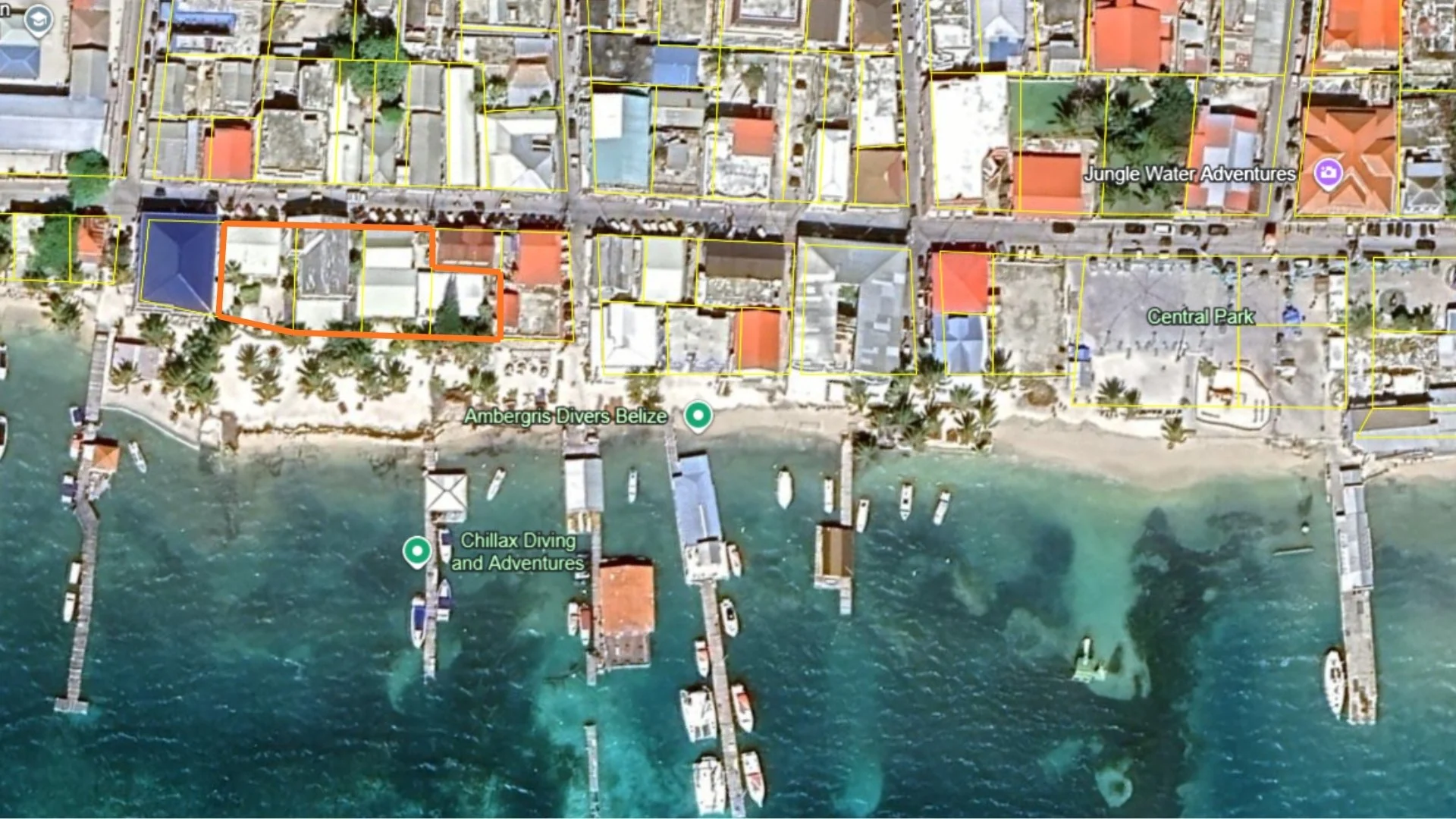 SPHH Beachfront Land Outline (Orange)-Dock Included.jpg