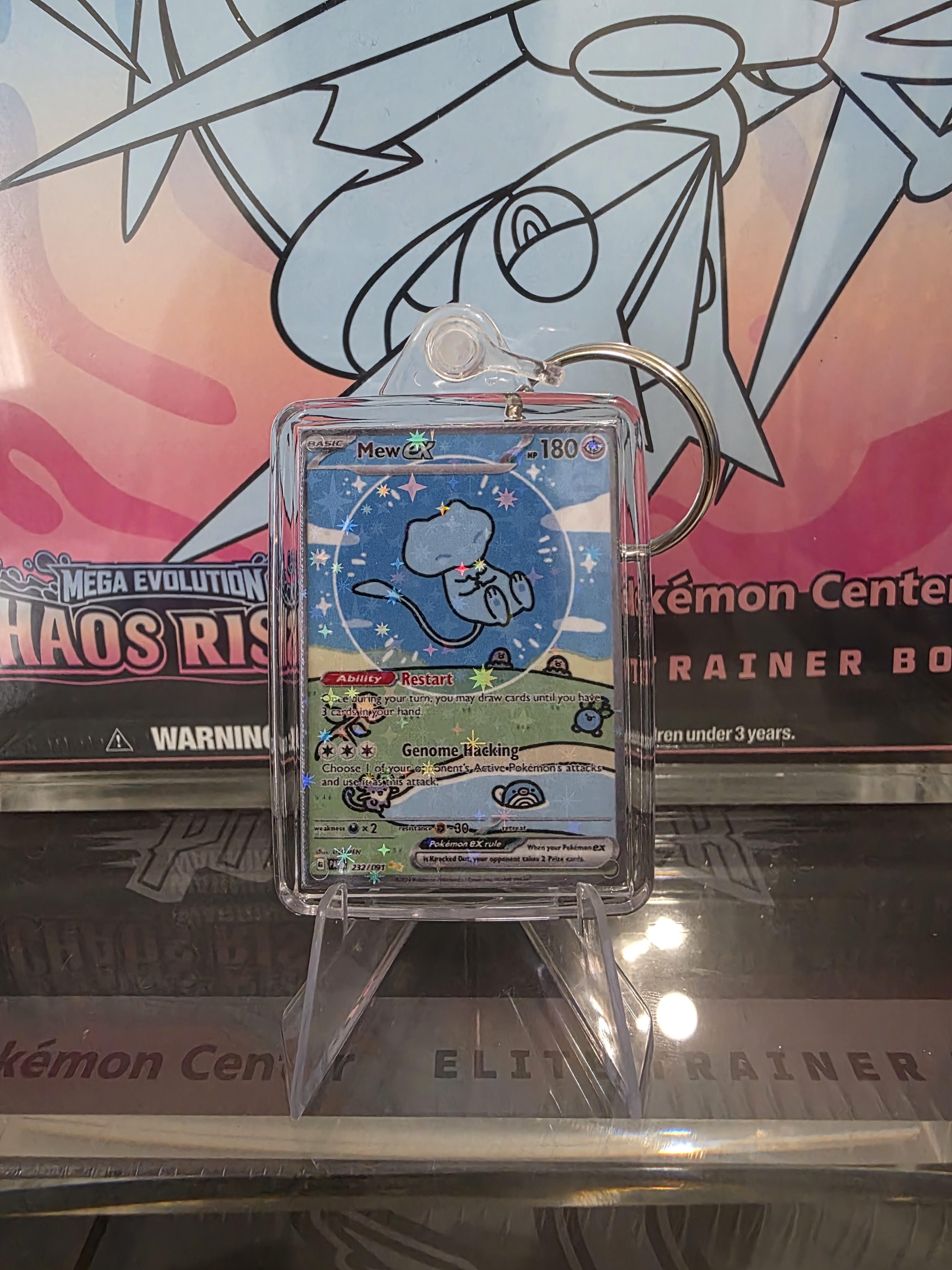 Mew ex from Paldean Fates
