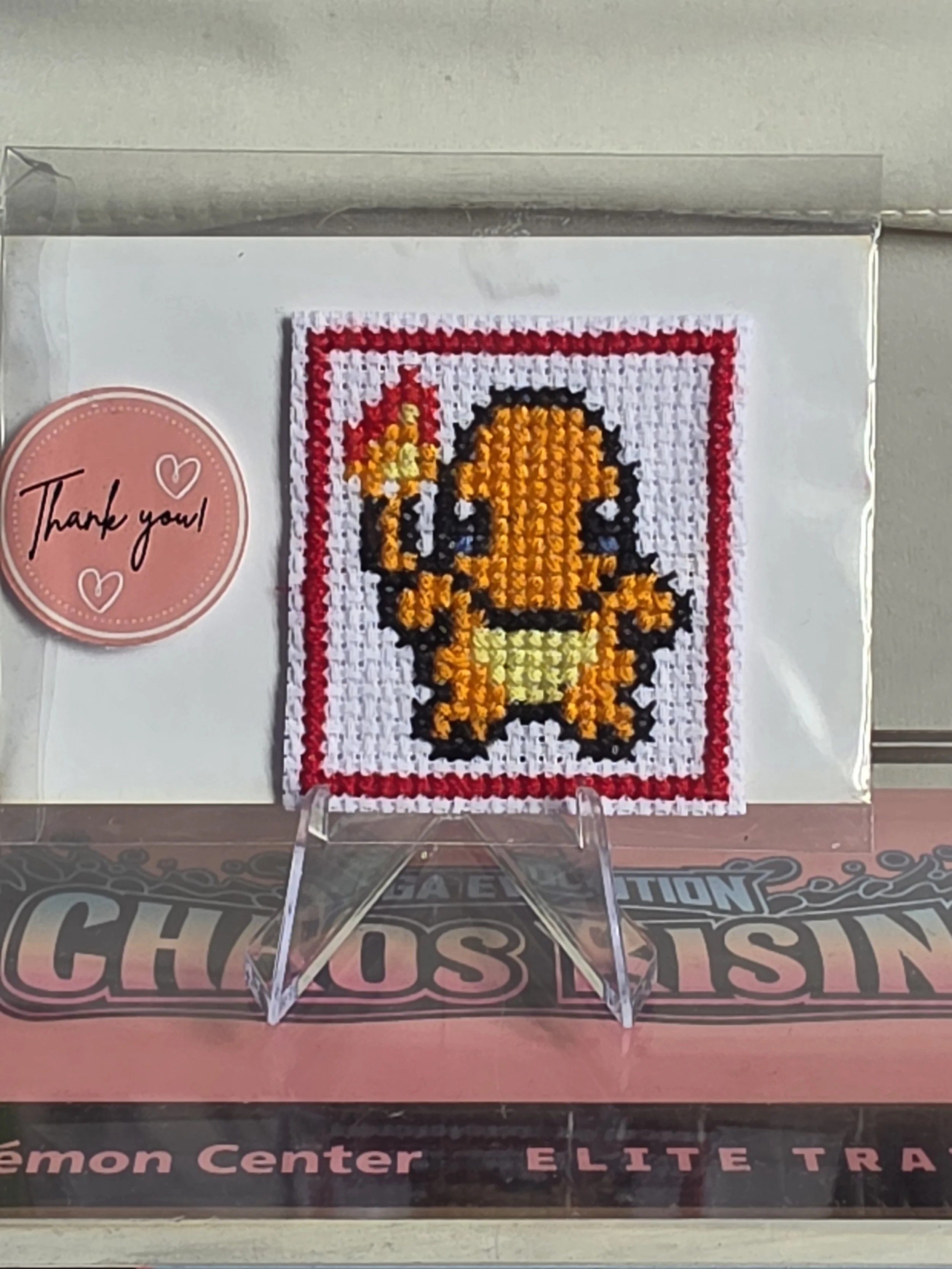 Hand Stitched Charmander Fridge Magnet