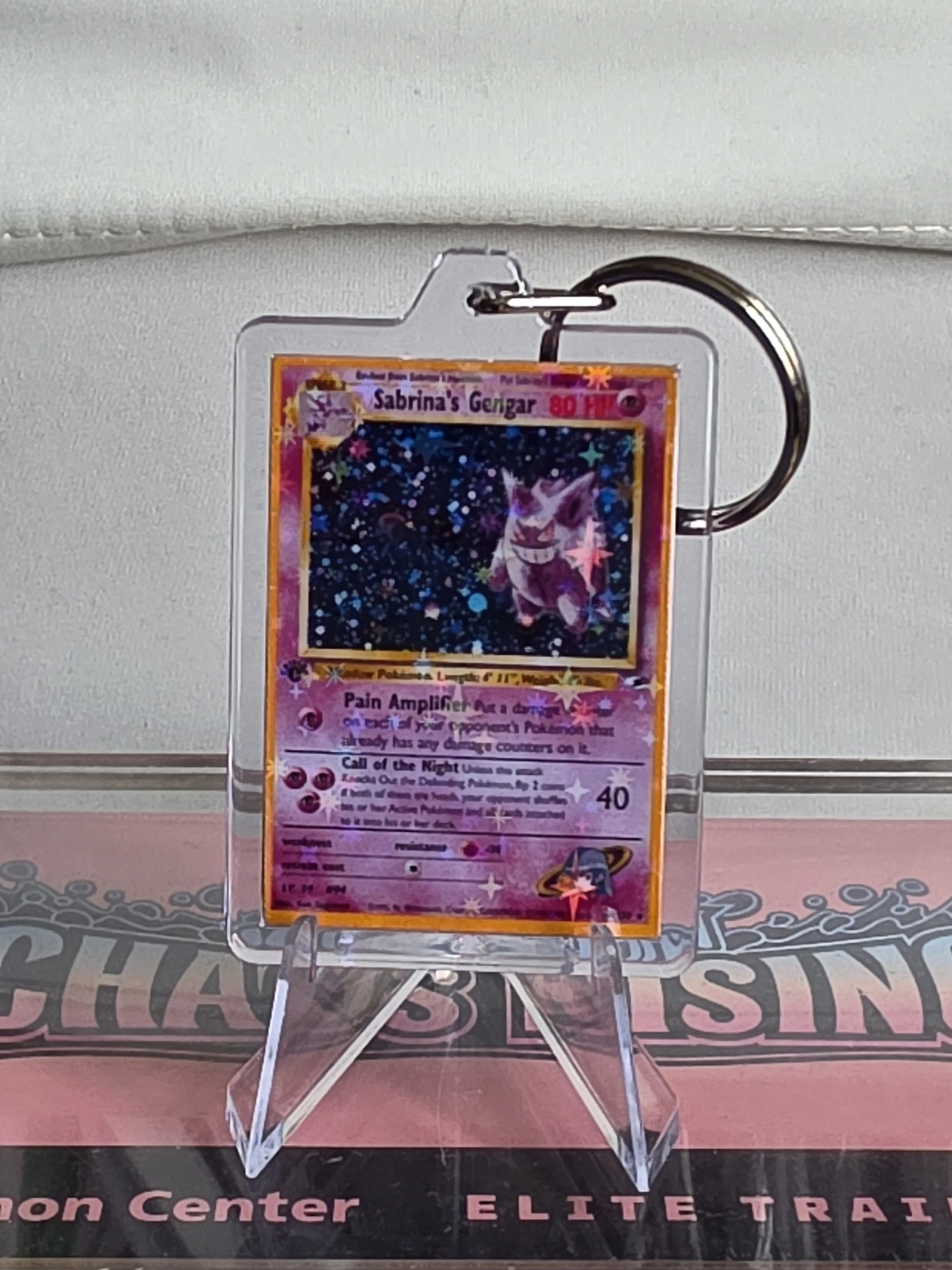 Sabrina's Gengar Keyring Gym Challenge