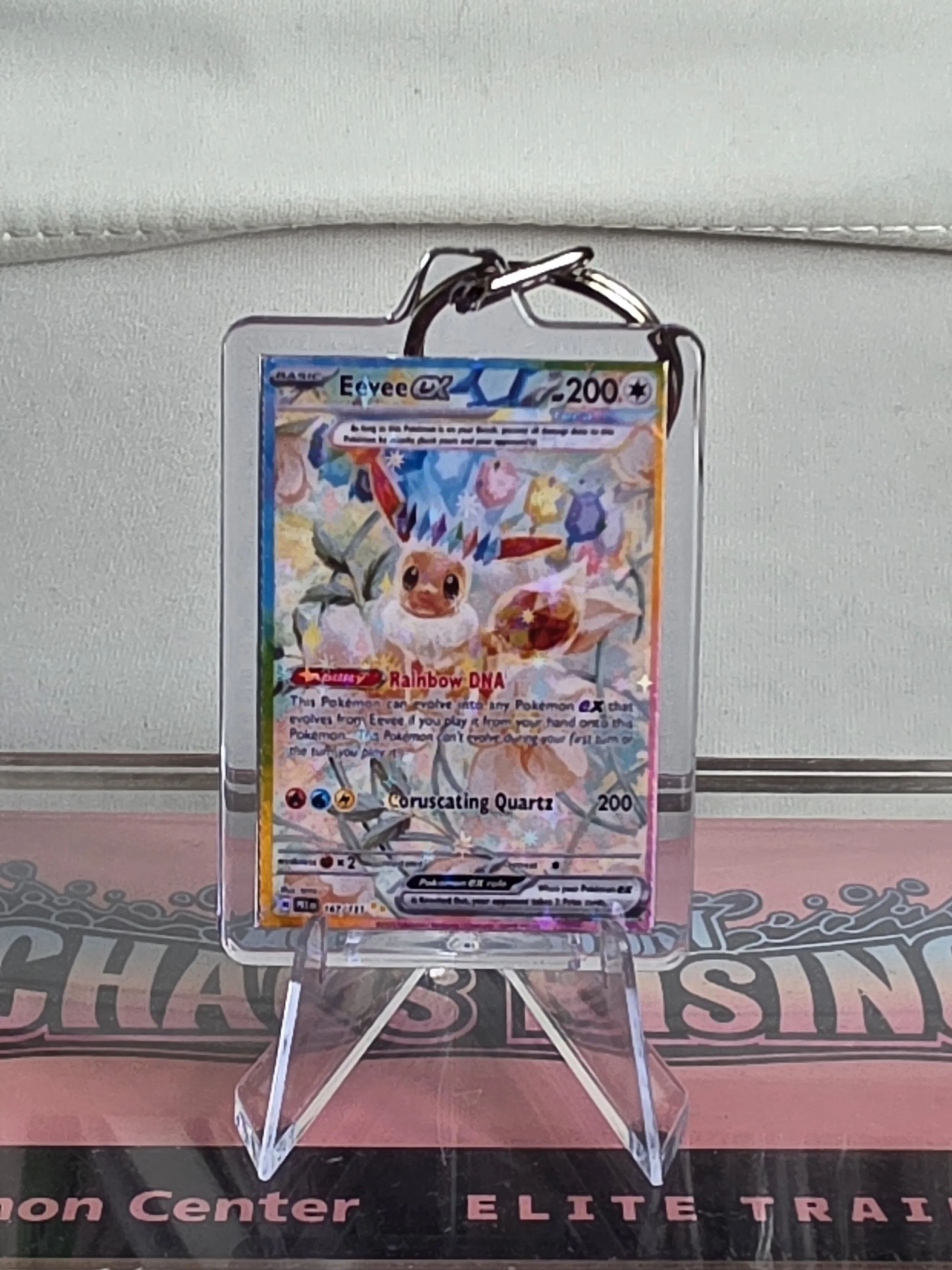 Eevee Keyring Prismatic Evolutions