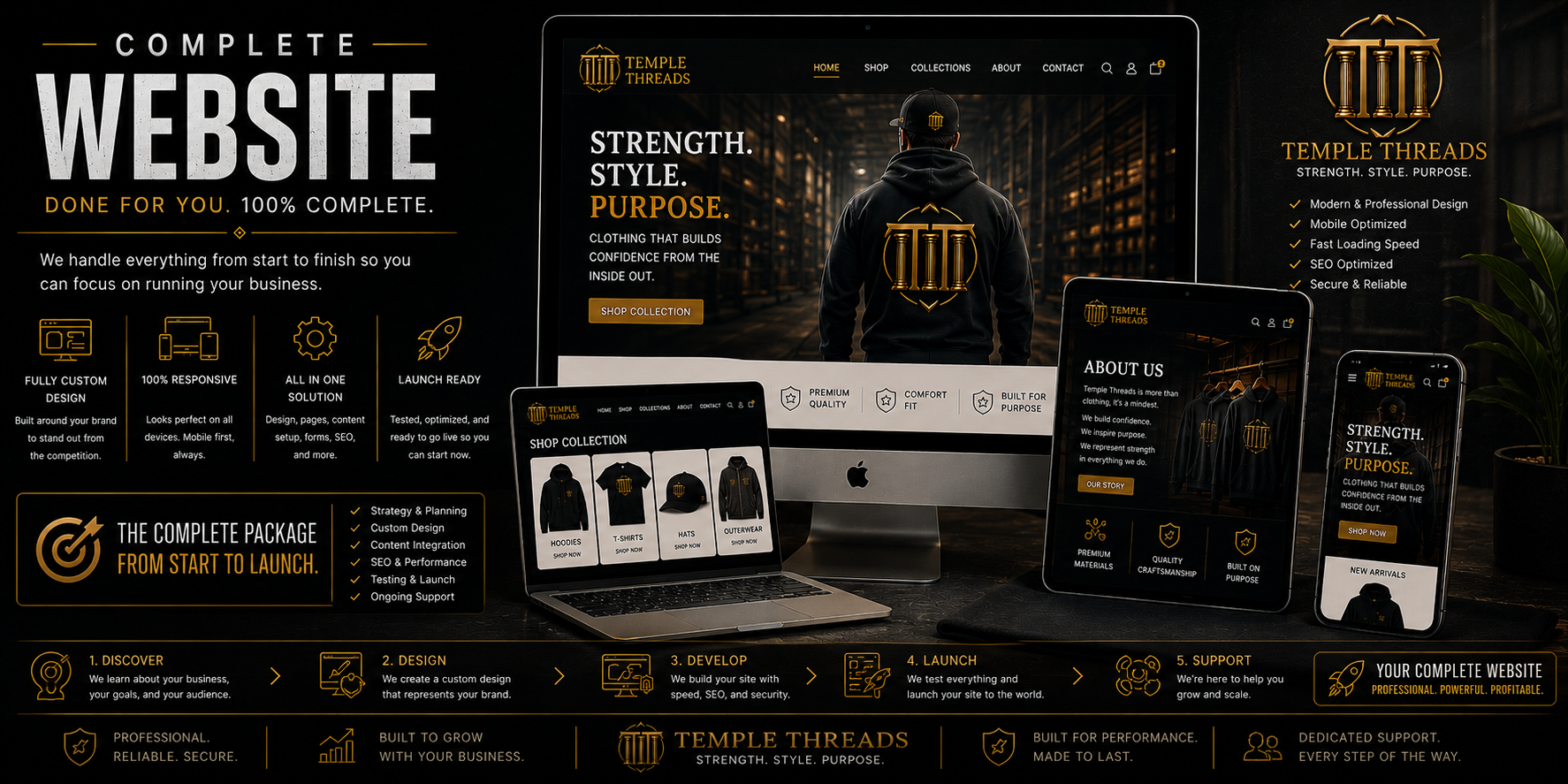 Premium Complete Website