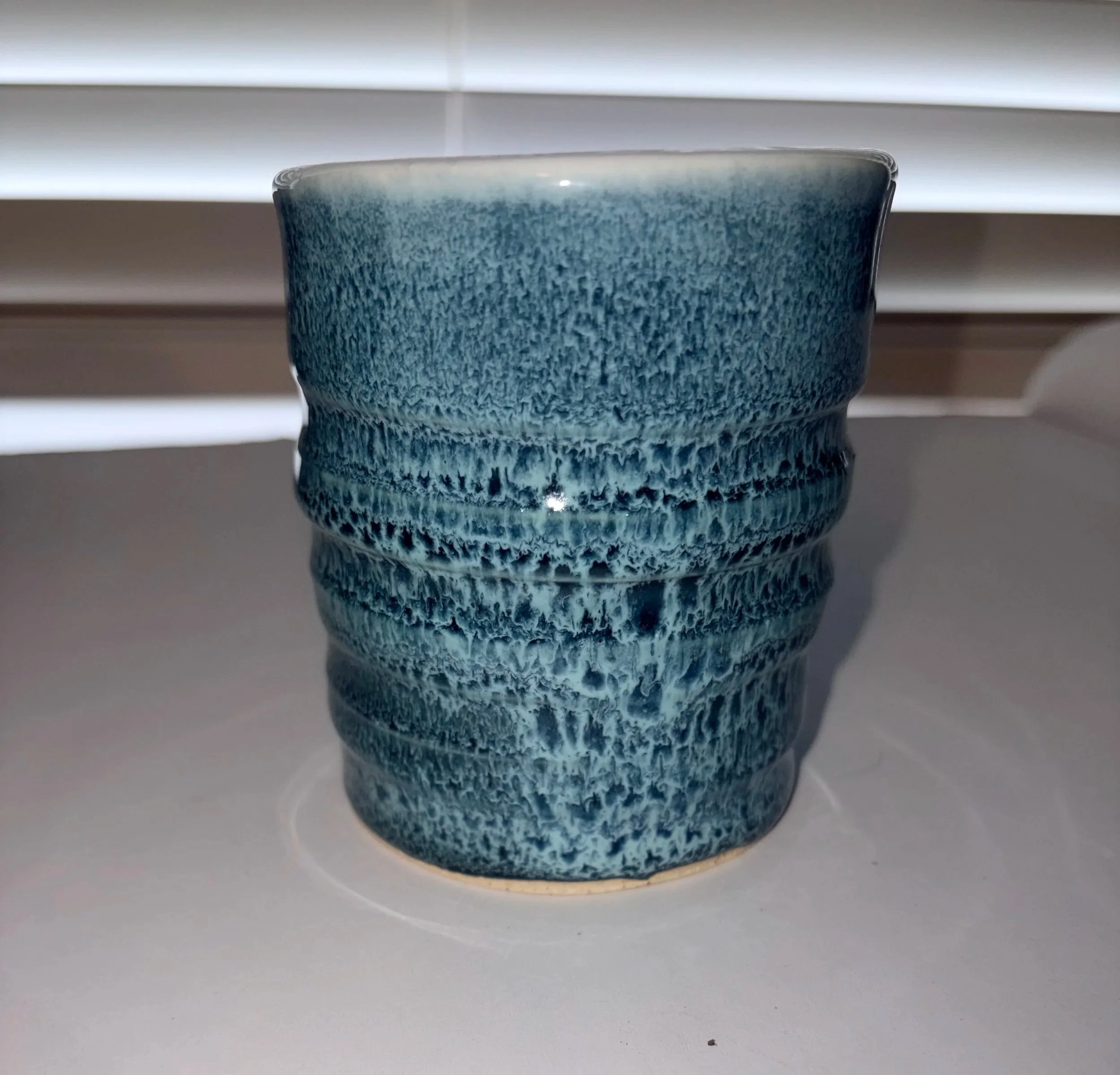 Blue Speckled Tumbler