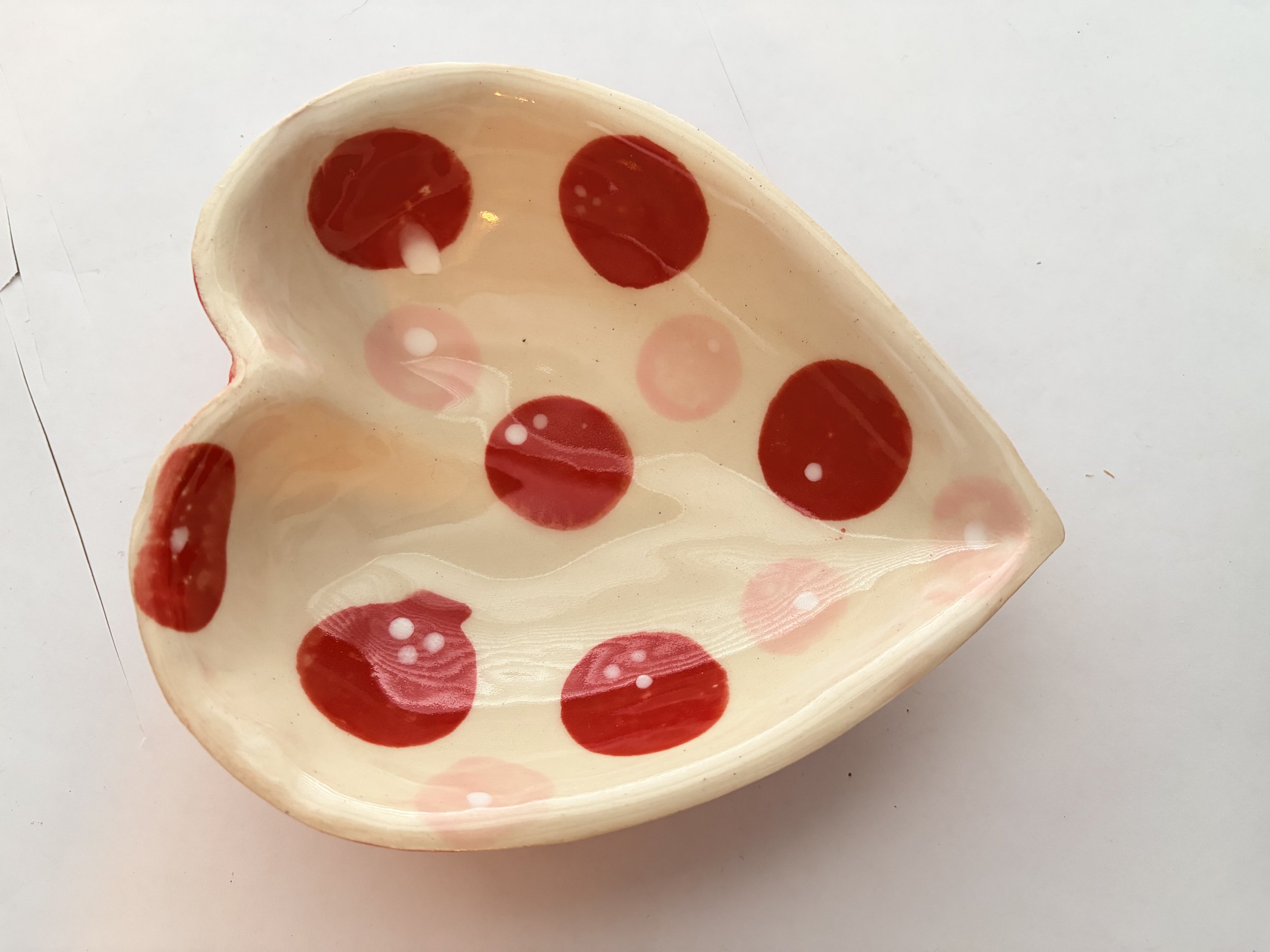 Dotted Heart Bowl