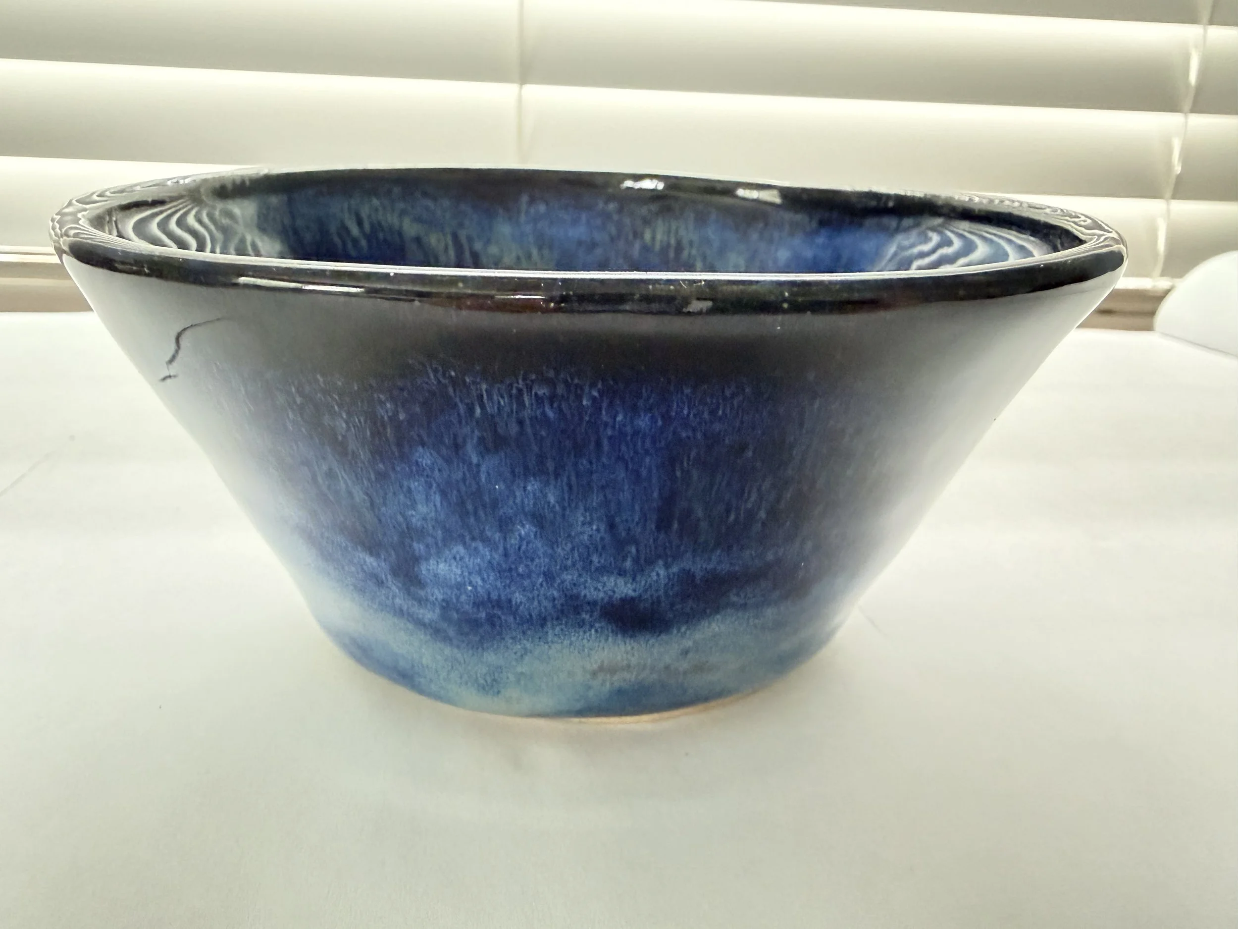 Blue Waterfall Bowl