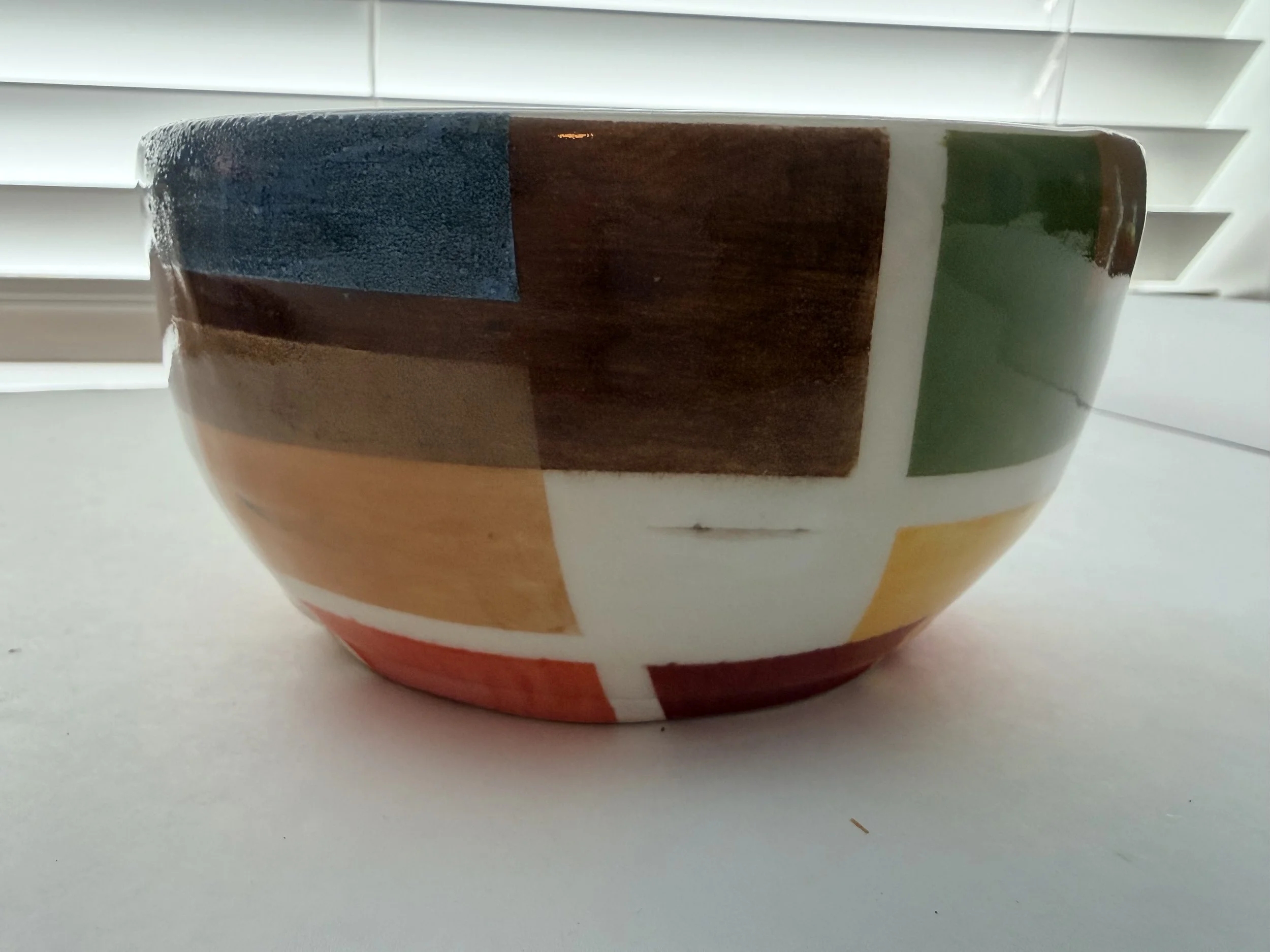 Color Block Bowl