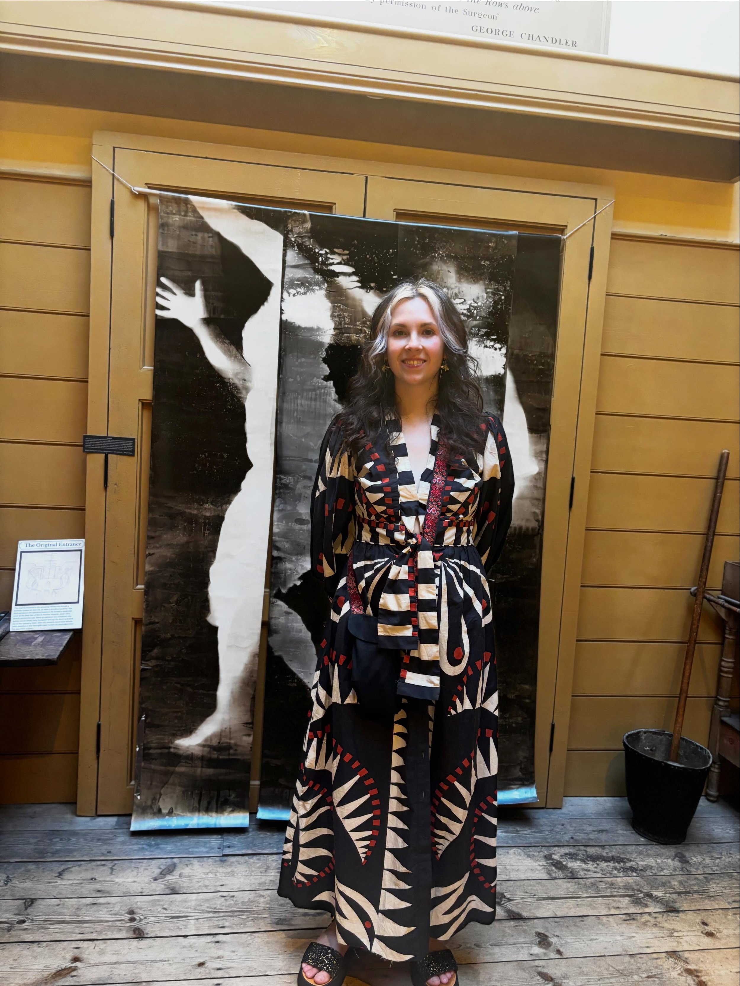 Huge success of Blood of My Blood solo show by @kuca_magda. Magda combines chemistry in her work using wet collodion process with the world of medicine and herbs. The setting of the Old Operating Theatre complimented her work. It was like waking up i