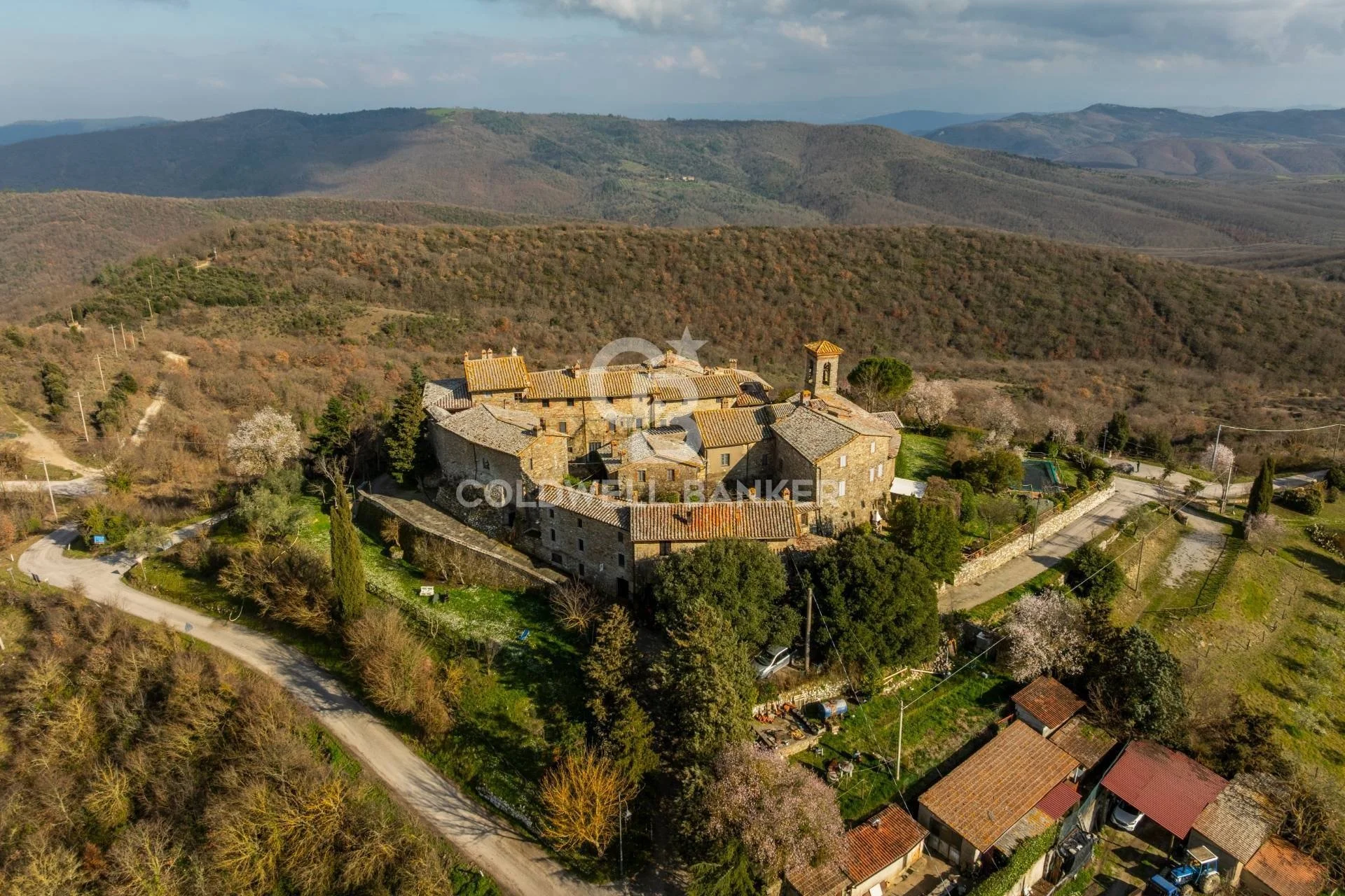2-Bed Medieval Borgo Apartment with Panoramic Countryside Views, Castiglion Fosco, Italy, €179,000