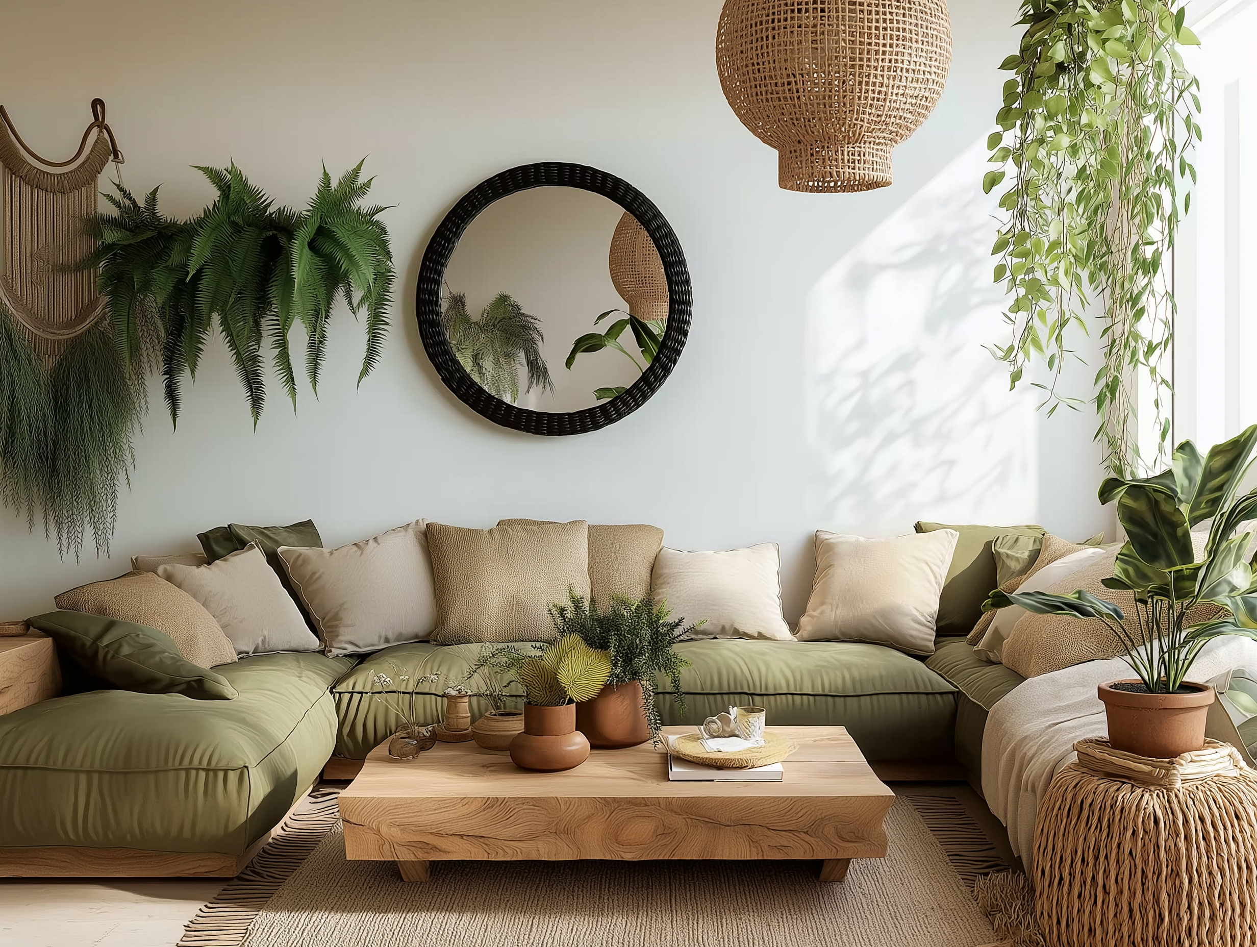 If Mother Nature Decided to Decorate Your Boho Living Room