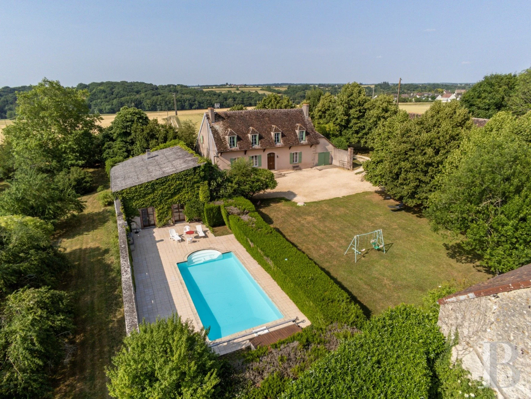 The Buyer Playbook: 7-Bed 17th-Century Hunting Lodge with Pool, Barns, and 3.5 Hectares, Courtenay, France, €632,000