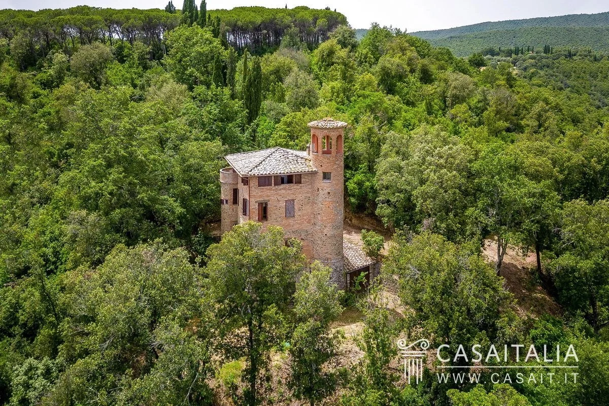 The Buyer Playbook: Historical Villa with Tower &amp; 5 Hectares, Marsciano, Umbria, Italy, €350,000