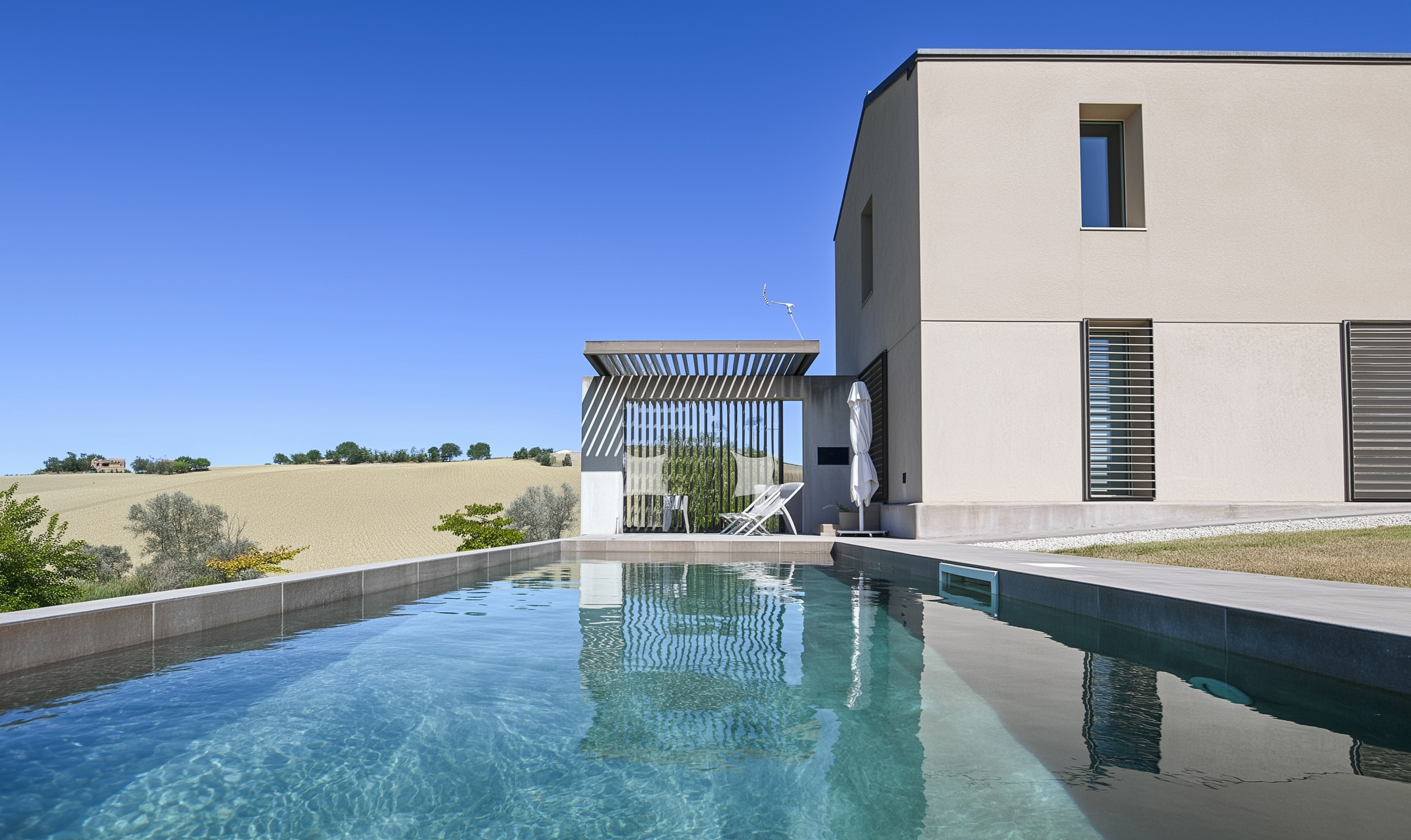 The Buyer Playbook: Modern Country Home with Pool and Olive Grove, Belvedere Ostrense, Italy, €580,000
