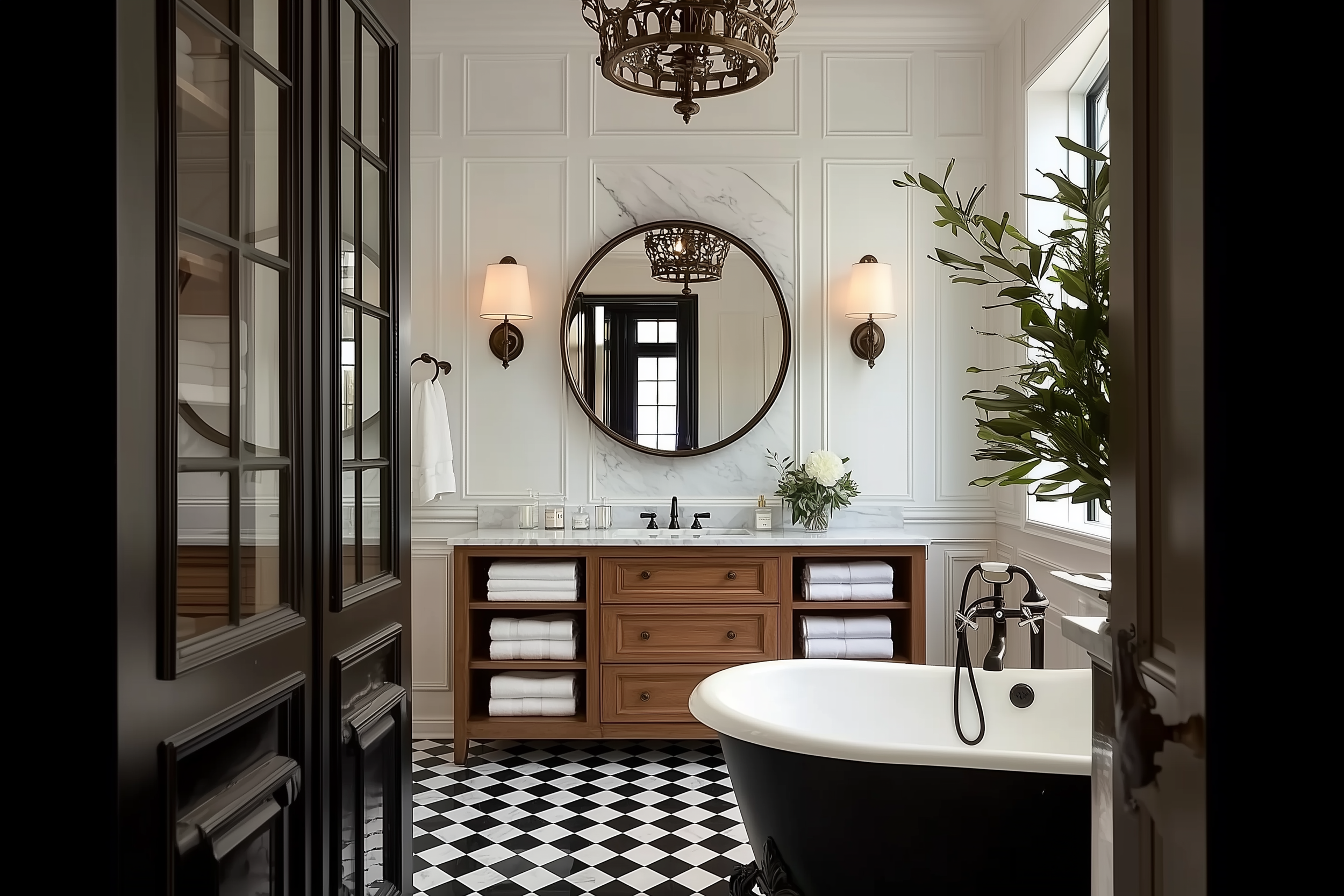 English Cottage Bathroom Ideas That Practically Beg for a Soak