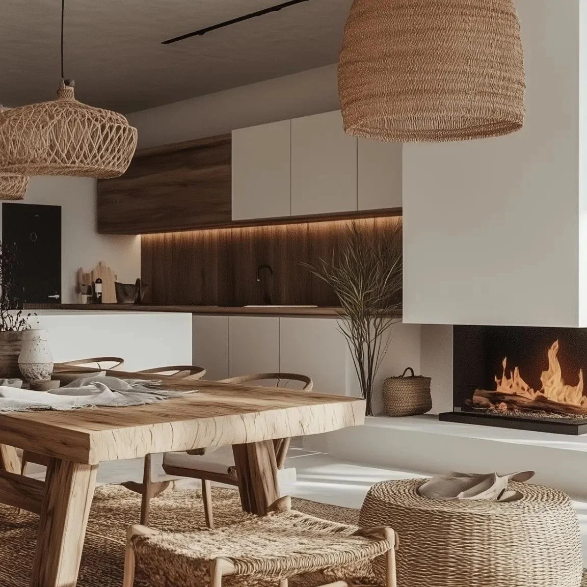 boho-kitchen-dining-with-wicker-lighting-and-modern-fireplace.jpg
